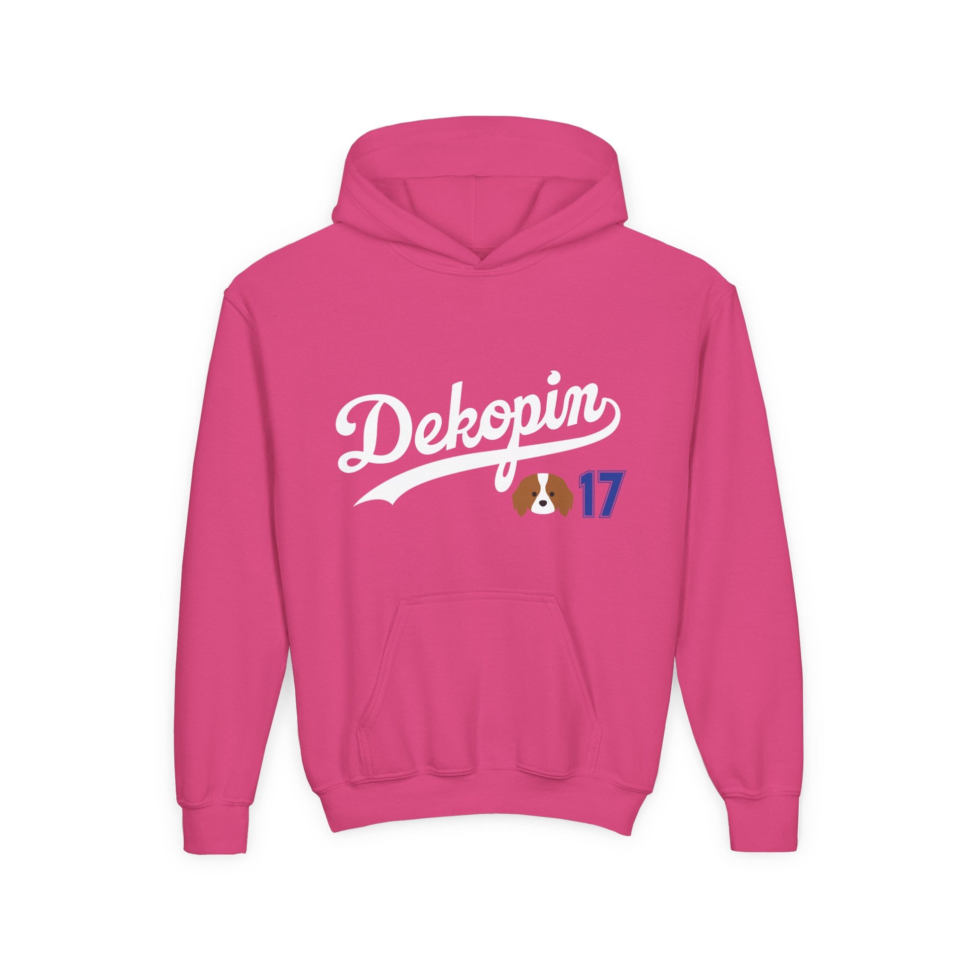 Kids Hoodies | DEKOPIN + CUSTOM 17 | Front & Back Print | Medium-Heavy-weight | Gildan