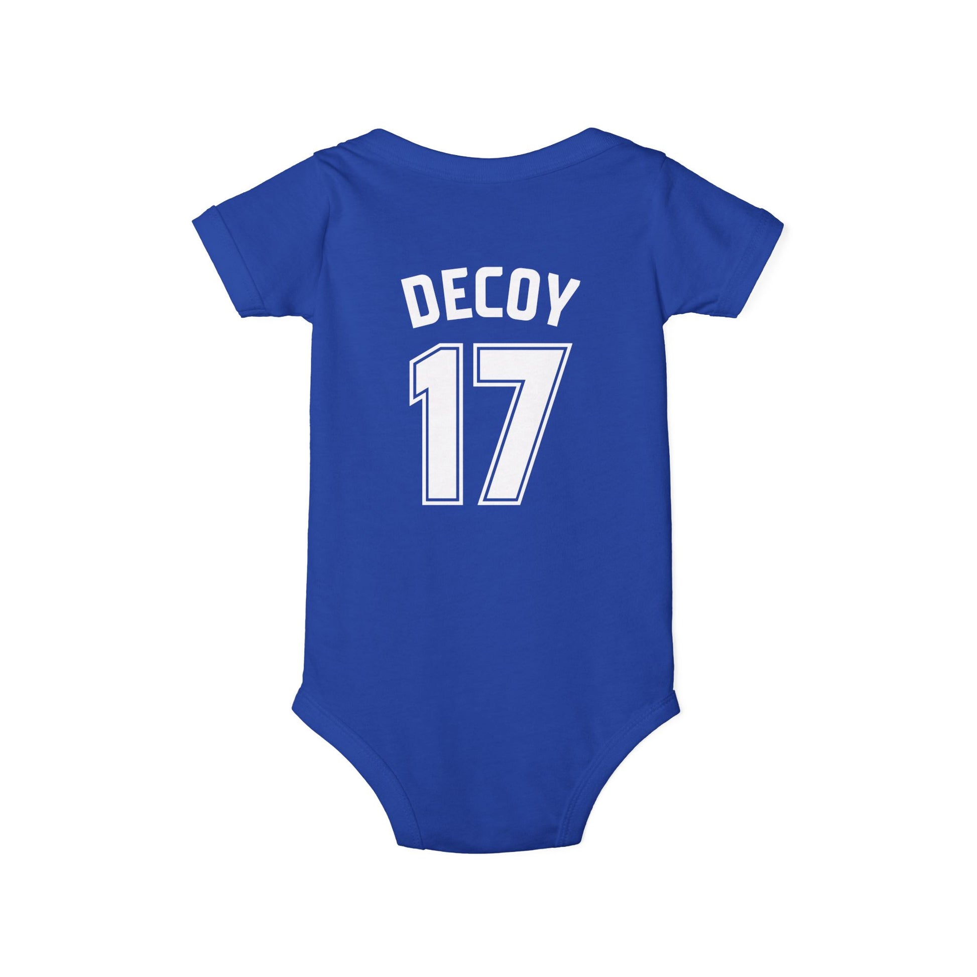 Baby Onesie | DEKOPIN + DECOY 17 | Front & Back Print | Light-weight | Bella+Canvas