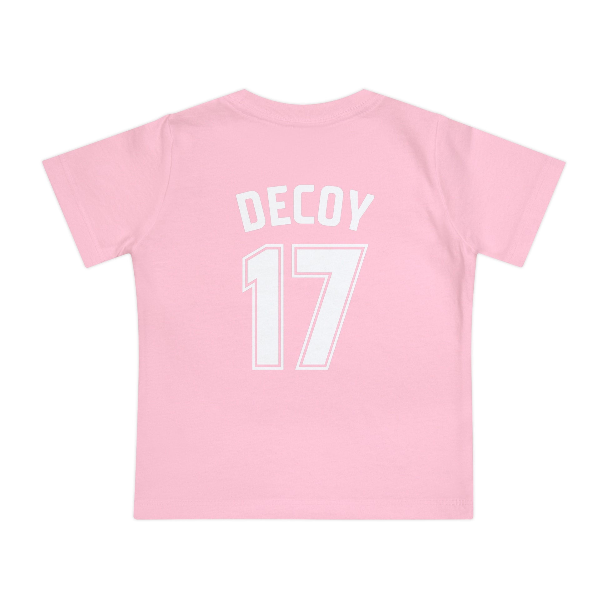 Baby T-Shirts | DEKOPIN + DECOY 17 | Front & Back Print | Light-weight | Bella+Canvas