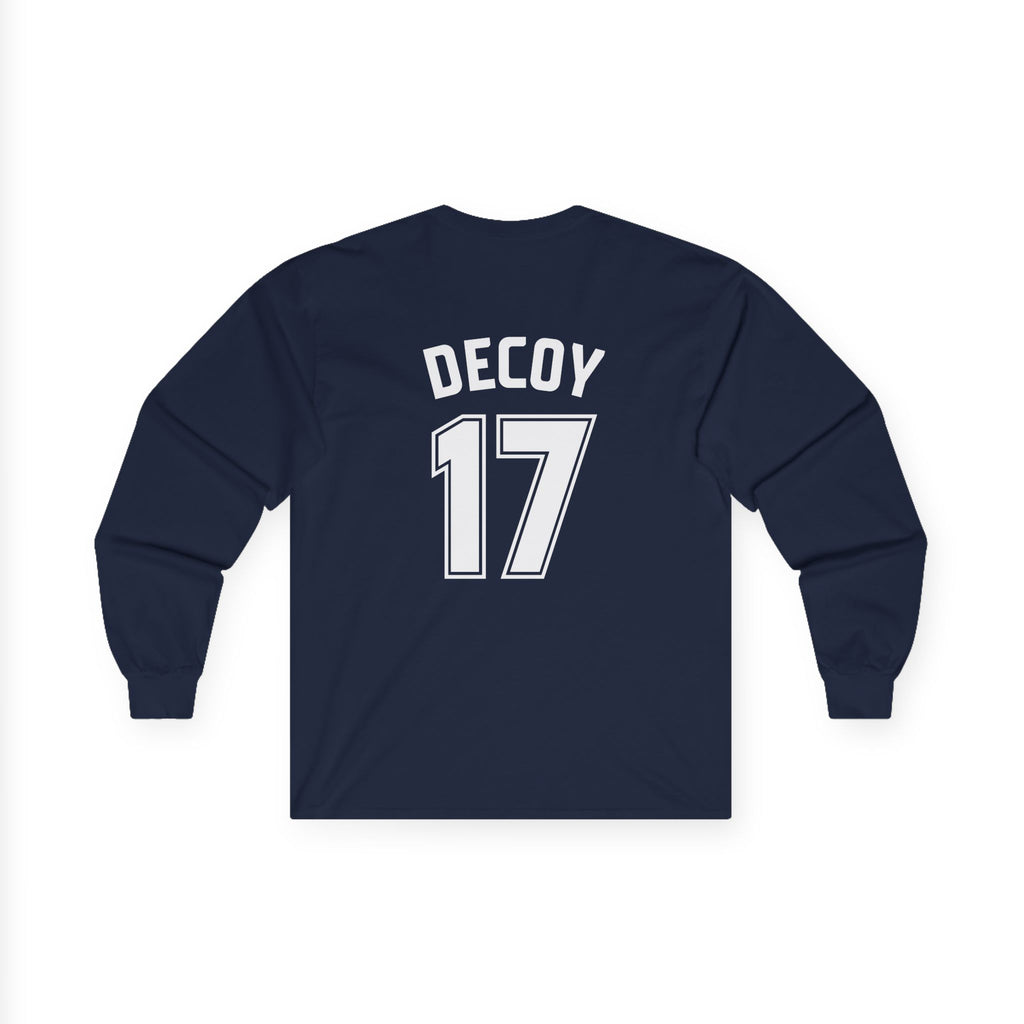 Unisex Long Sleeve T-Shirt | DEKOPIN + DECOY 17 | Front & Back Print | Medium-weight | Gildan