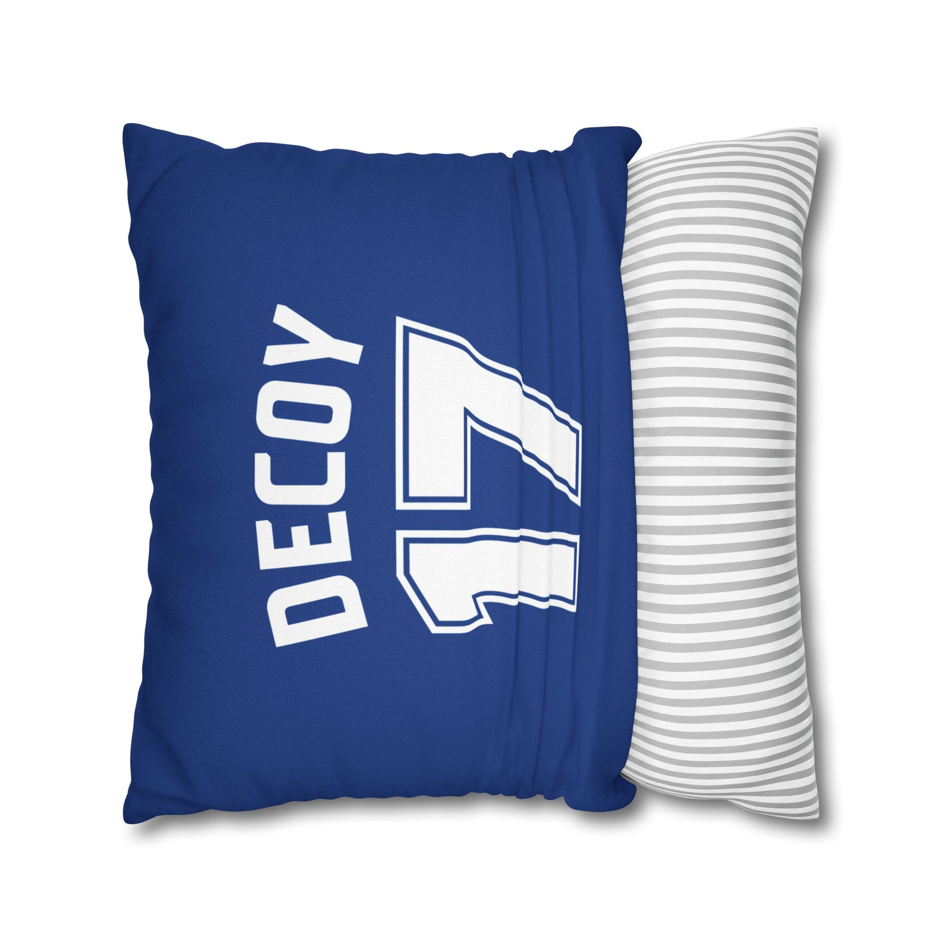 Square Throw Pillowcase | DEKOPIN + DECOY 17 | Front & Back Print | Spun Polyester