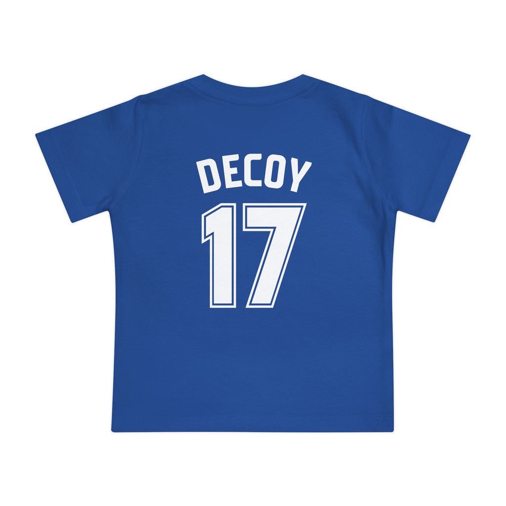 Baby T-Shirts | DEKOPIN + DECOY 17 | Front & Back Print | Light-weight | Bella+Canvas