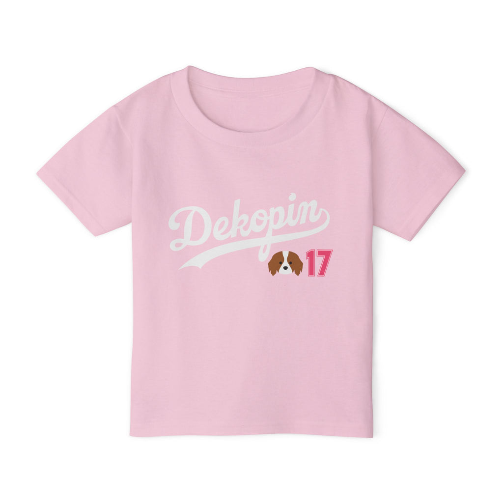 Toddler T-Shirt | DEKOPIN + CUSTOM 17 | Front & Back Print | Medium-weight | Gildan