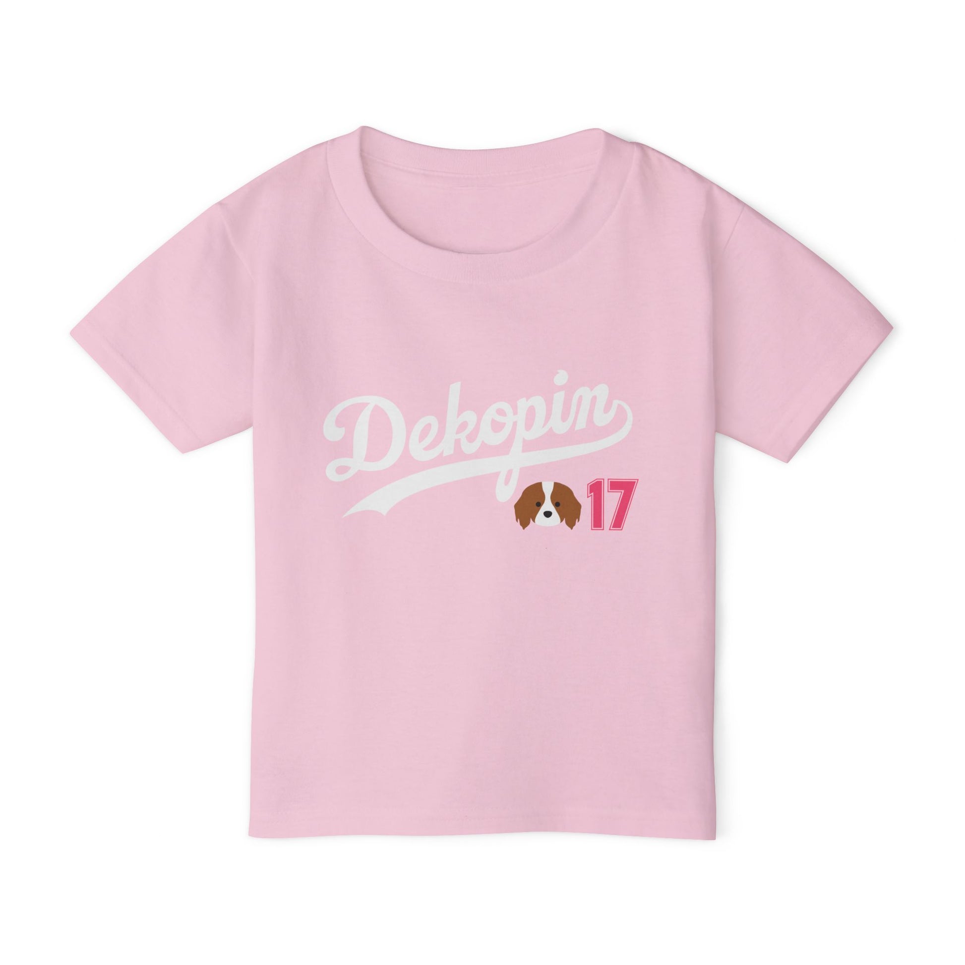 Toddler T-Shirt | DEKOPIN + CUSTOM 17 | Front & Back Print | Medium-weight | Gildan