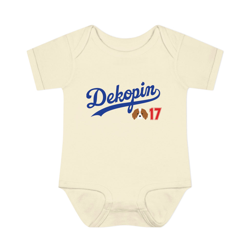Baby Onesie | DEKOPIN + CUSTOM 17 | Front & Back Print | Light-weight | Rabbit Skins