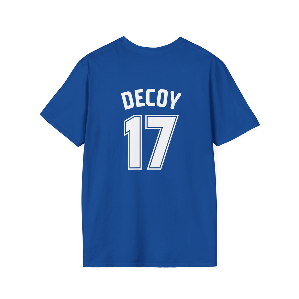 Unisex T-Shirt | DEKOPIN + DECOY 17 | Front & Back Print | Light-weight | Gildan