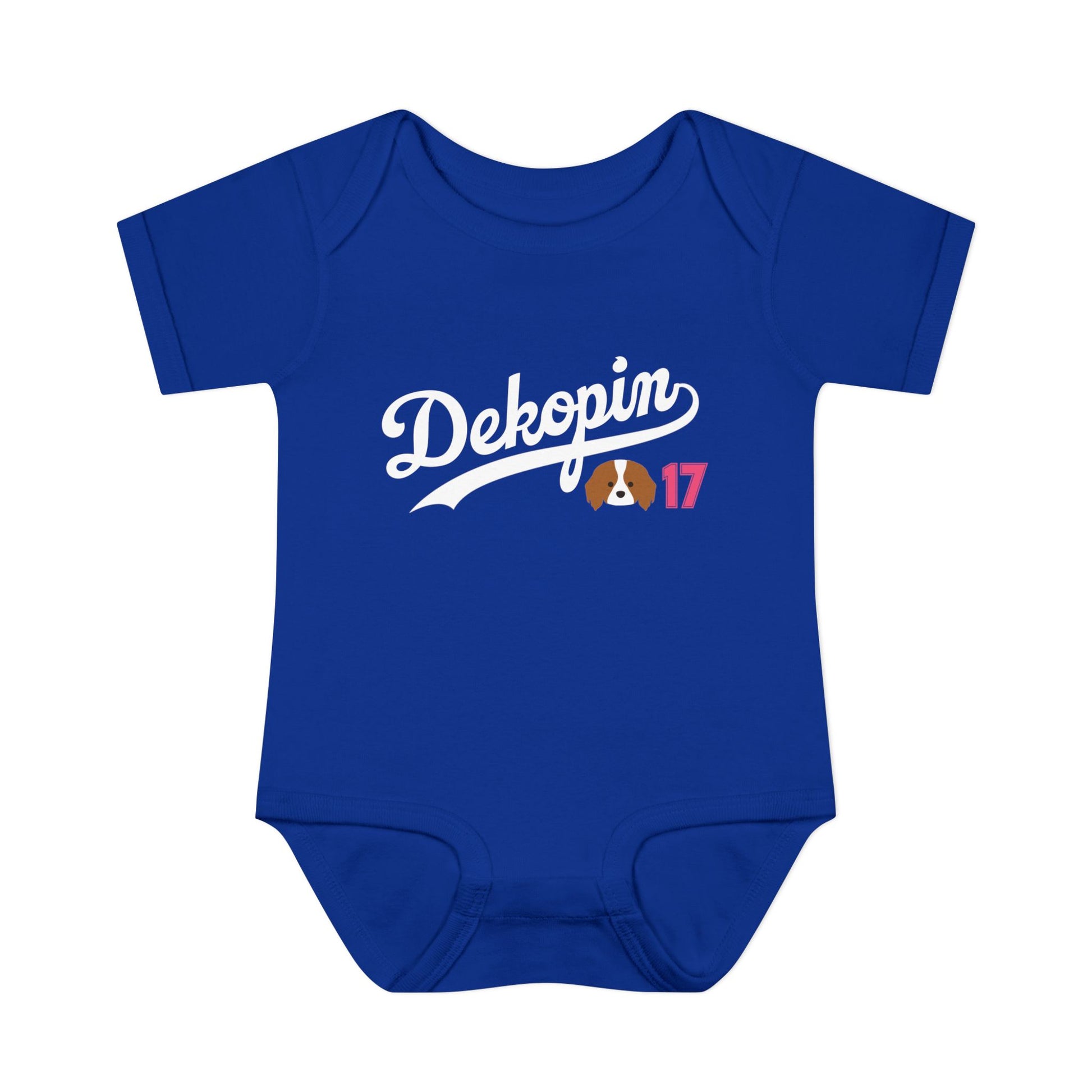 Baby Onesie | DEKOPIN + CUSTOM 17 | Front & Back Print | Light-weight | Rabbit Skins