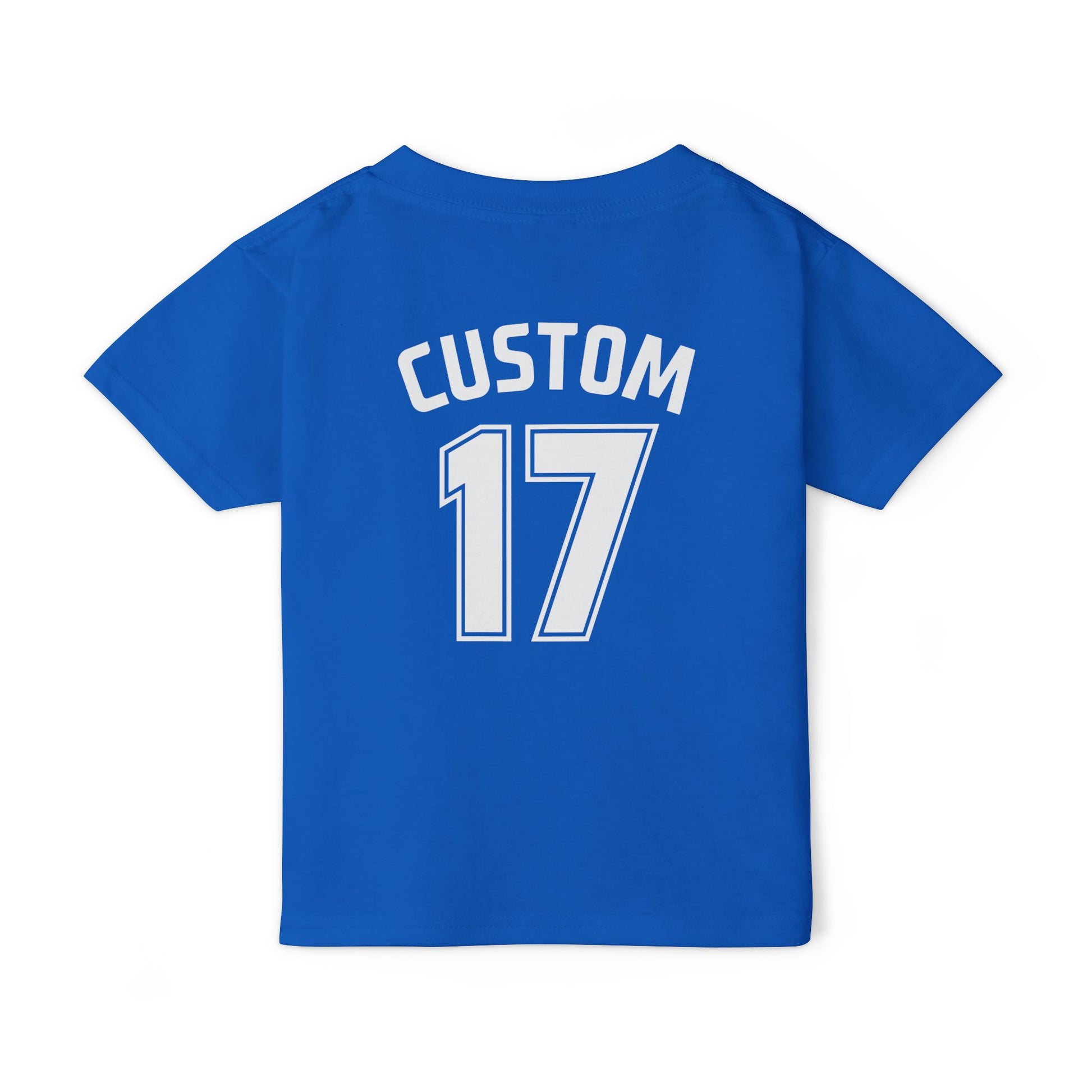 Toddler T-Shirt | DEKOPIN + CUSTOM 17 | Front & Back Print | Medium-weight | Gildan