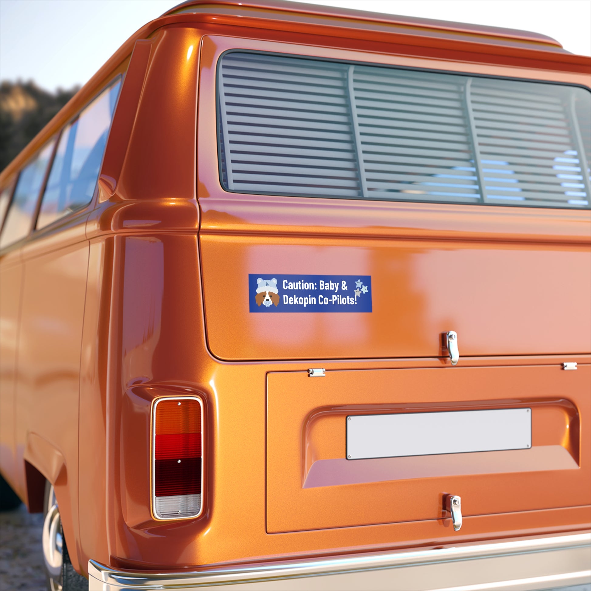 Bumper Stickers | Caution: Baby Boy & Dekopin Co-pilots!