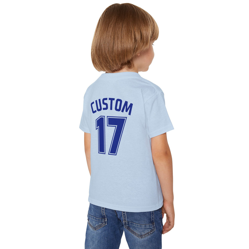 Toddler T-Shirt | DEKOPIN + CUSTOM 17 | Front & Back Print | Medium-weight | Gildan