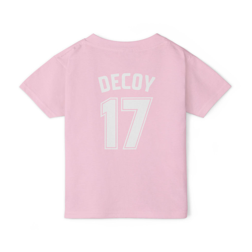 Toddler T-Shirt | DEKOPIN + DECOY 17 | Front & Back Print | Medium-weight | Gildan