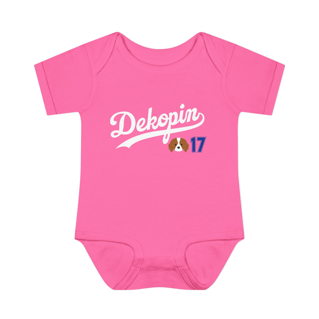 Baby Onesie | DEKOPIN + CUSTOM 17 | Front & Back Print | Light-weight | Rabbit Skins