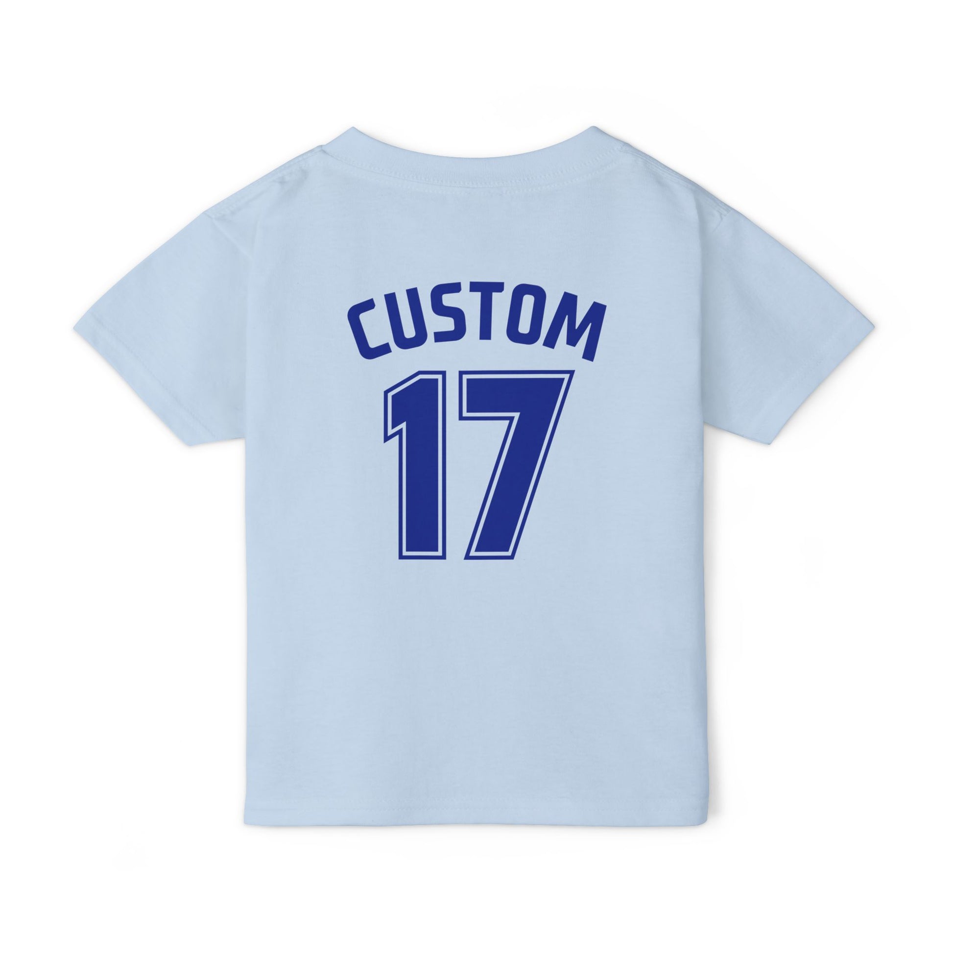 Toddler T-Shirt | DEKOPIN + CUSTOM 17 | Front & Back Print | Medium-weight | Gildan