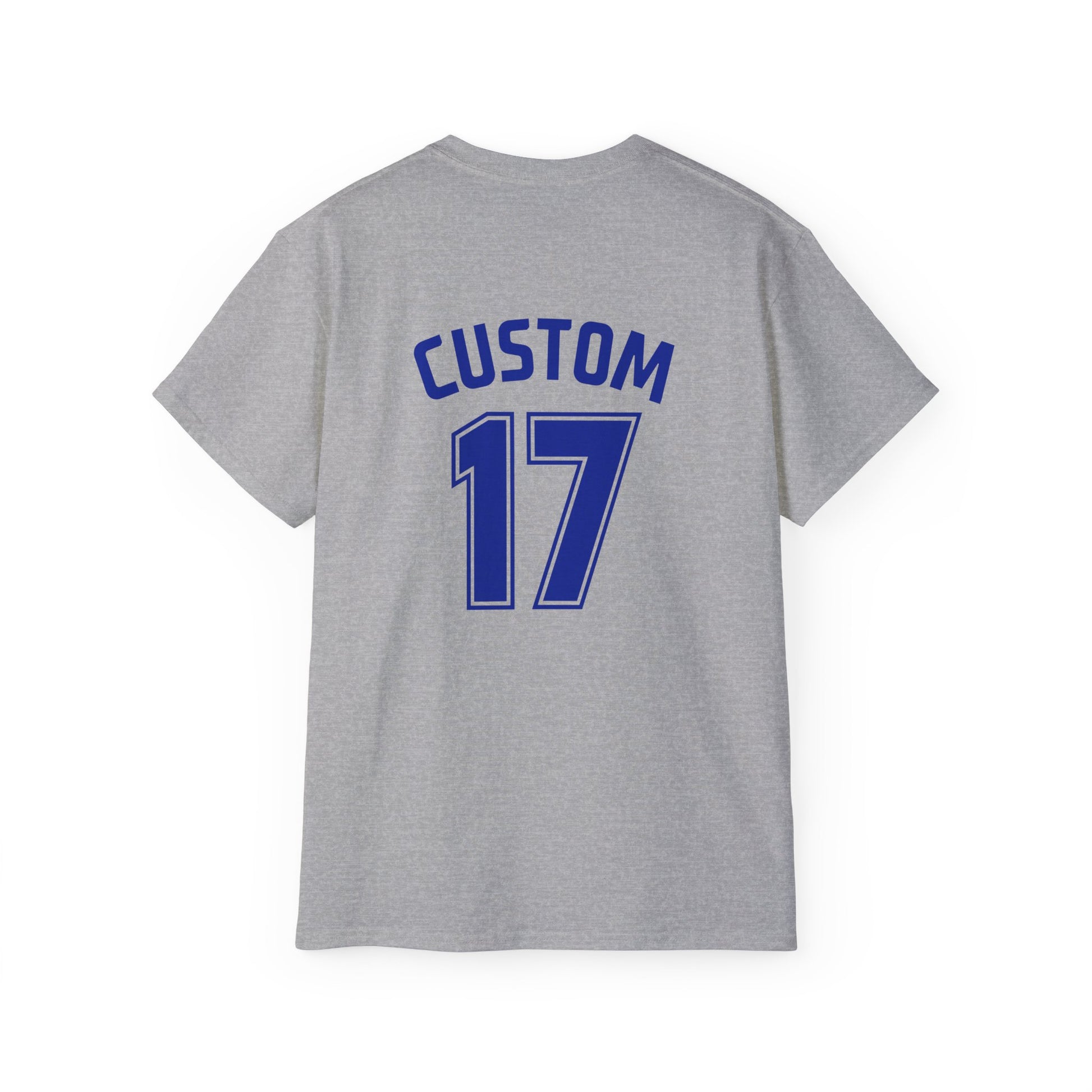 Unisex T-Shirt | DEKOPIN STADIUM + CUSTOM 17 | Front & Back Print | Medium Weight | Gildan
