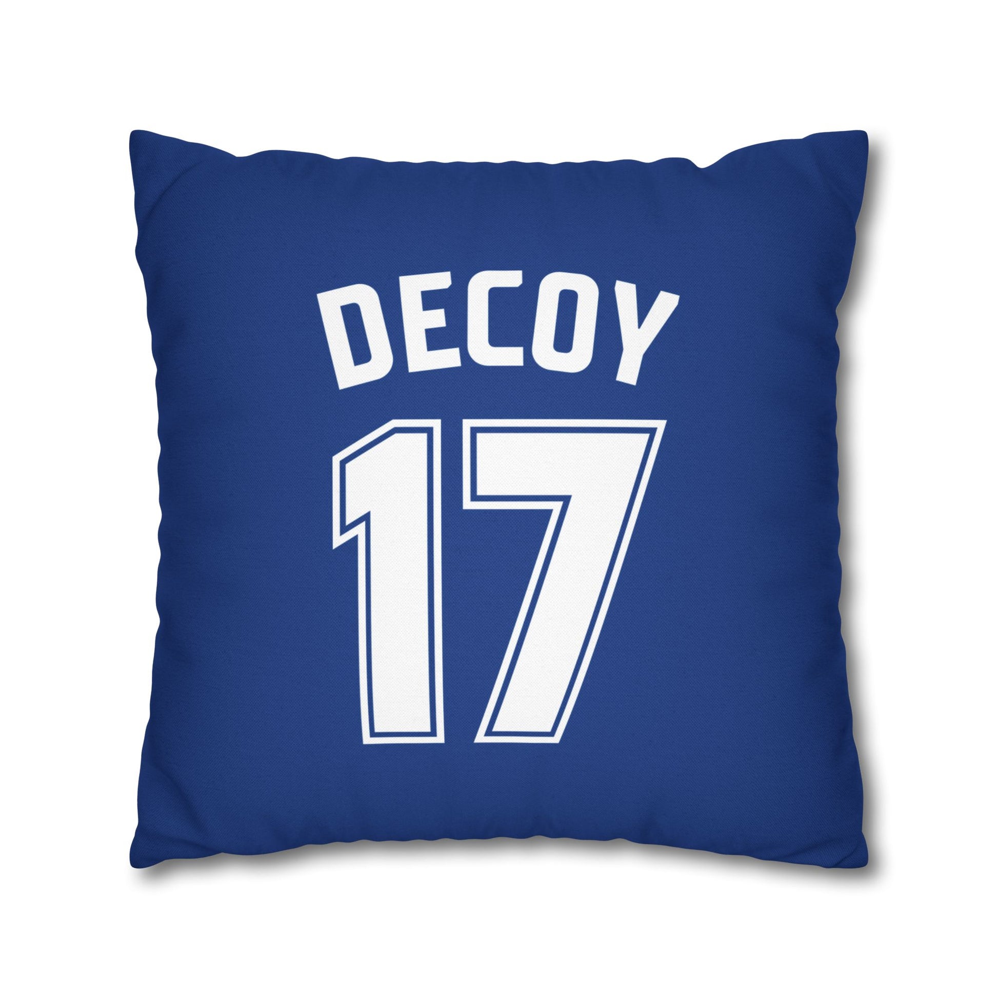 Square Throw Pillowcase | DEKOPIN + DECOY 17 | Front & Back Print | Spun Polyester