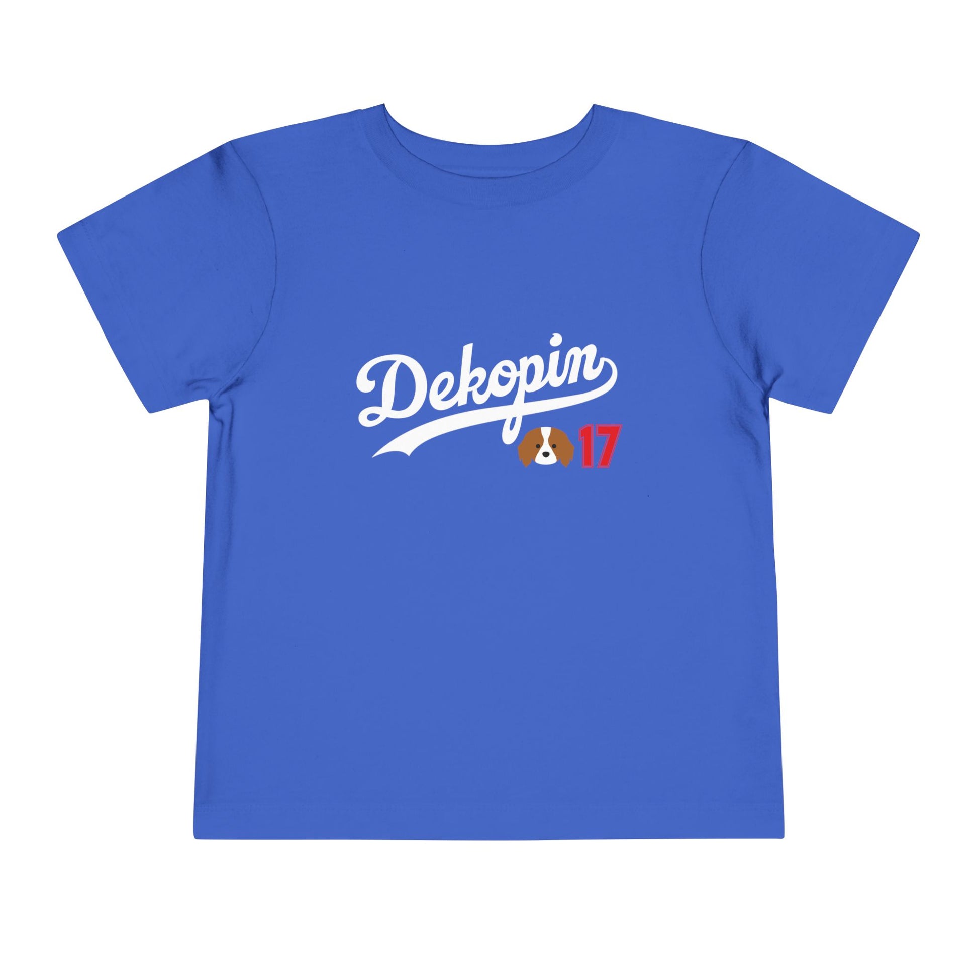 Toddler T-Shirt | DEKOPIN + CUSTOM 17 | Front & Back Print | Light-weight | Bella+Canvas