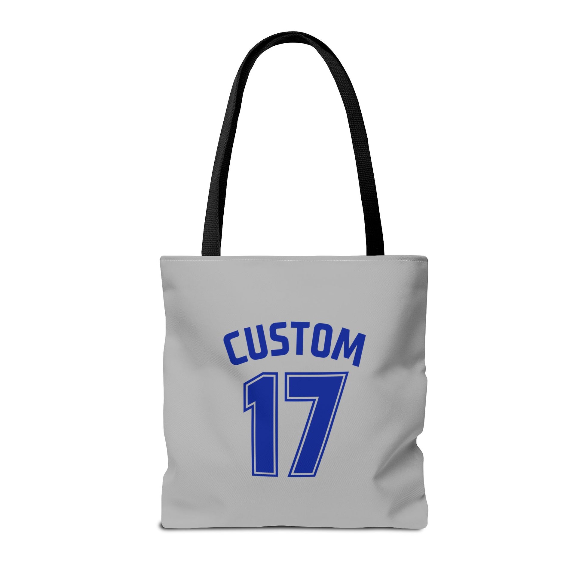 Gray Tote Bag | DEKOPIN + CUSTOM 17 | Front & Back Print