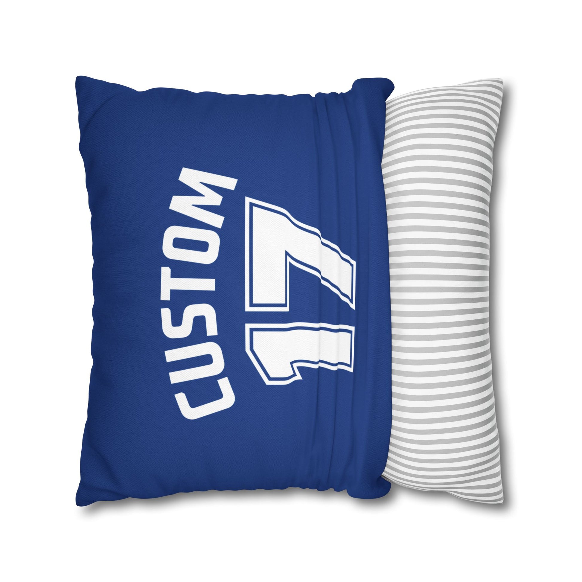 Square Throw Pillowcase | DEKOPIN + CUSTOM 17 | Front & Back Print | Spun Polyester