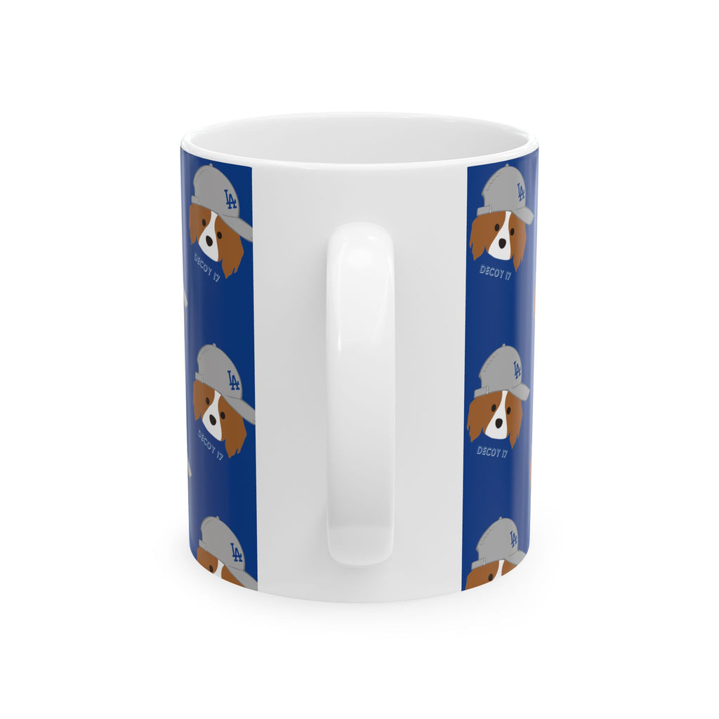 Ceramic Mug | DEKOPIN in a Gray Cap