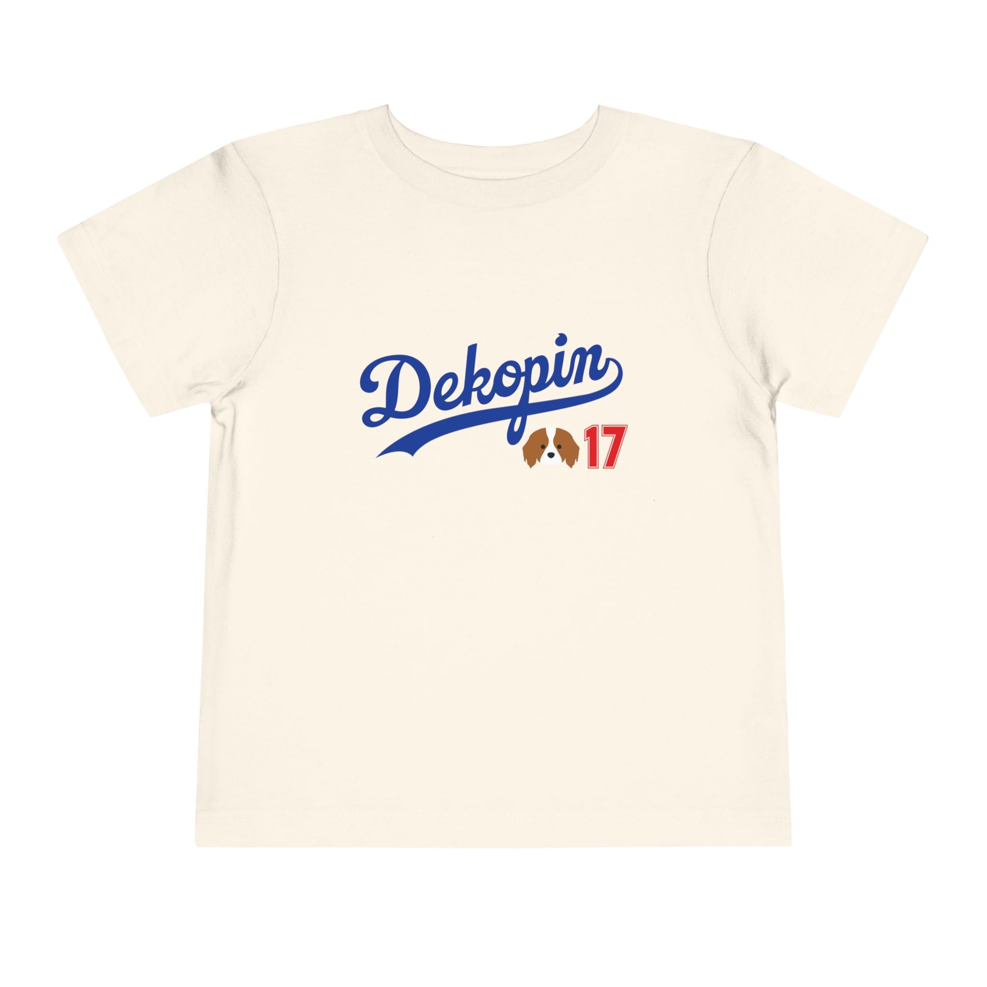Toddler T-Shirt | DEKOPIN + CUSTOM 17 | Front & Back Print | Light-weight | Bella+Canvas