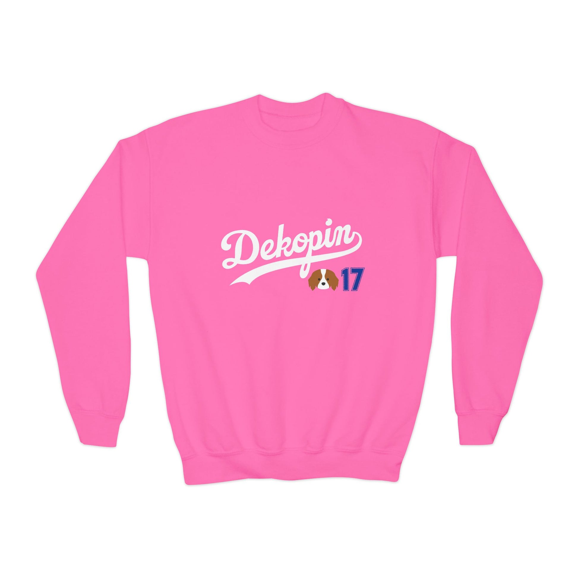 Kids Sweatshirts | DEKOPIN + CUSTOM 17 | Front & Back Print | Medium-Heavy-weight | Gildan