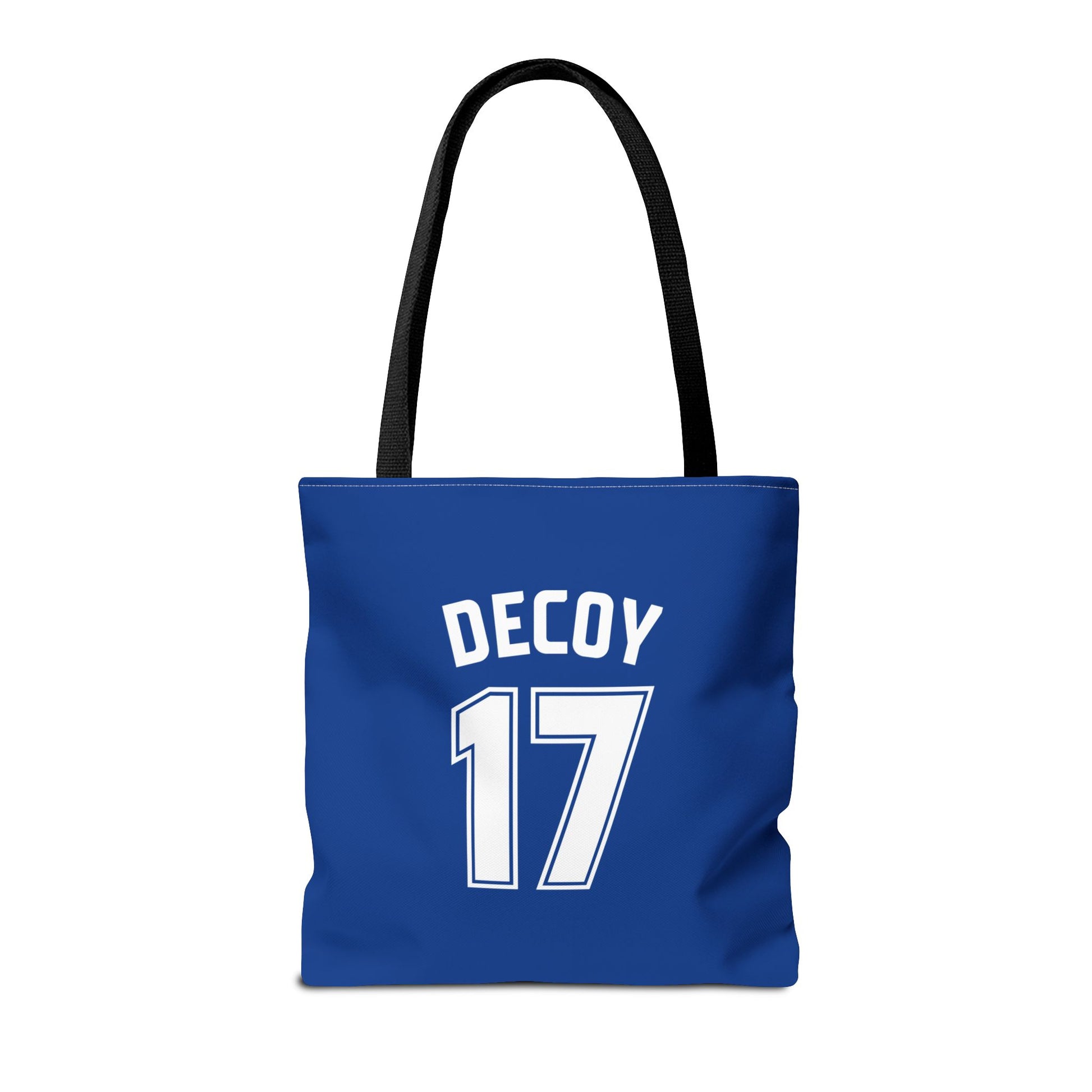 Blue Tote Bag | DEKOPIN + DECOY 17 | Front & Back Print