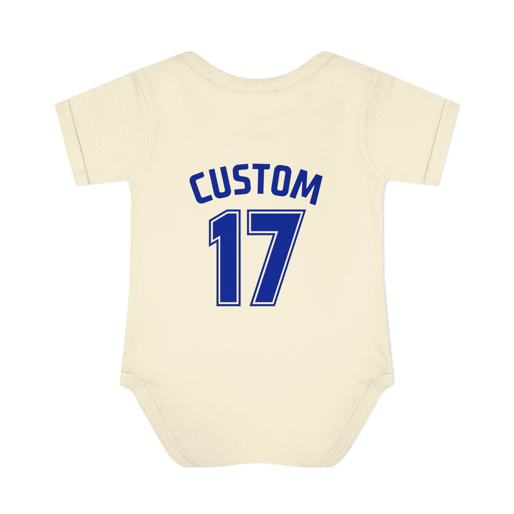 Baby Onesie | DEKOPIN + CUSTOM 17 | Front & Back Print | Light-weight | Rabbit Skins