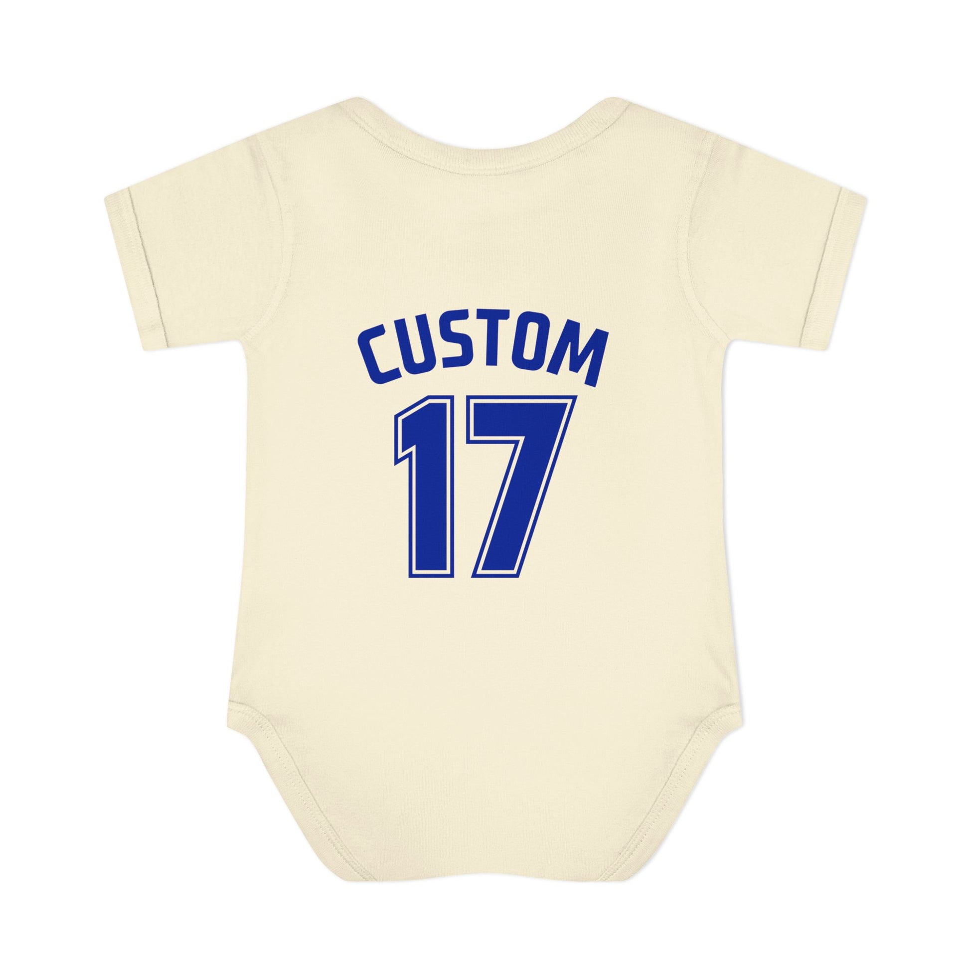 Baby Onesie | DEKOPIN + CUSTOM 17 | Front & Back Print | Light-weight | Rabbit Skins