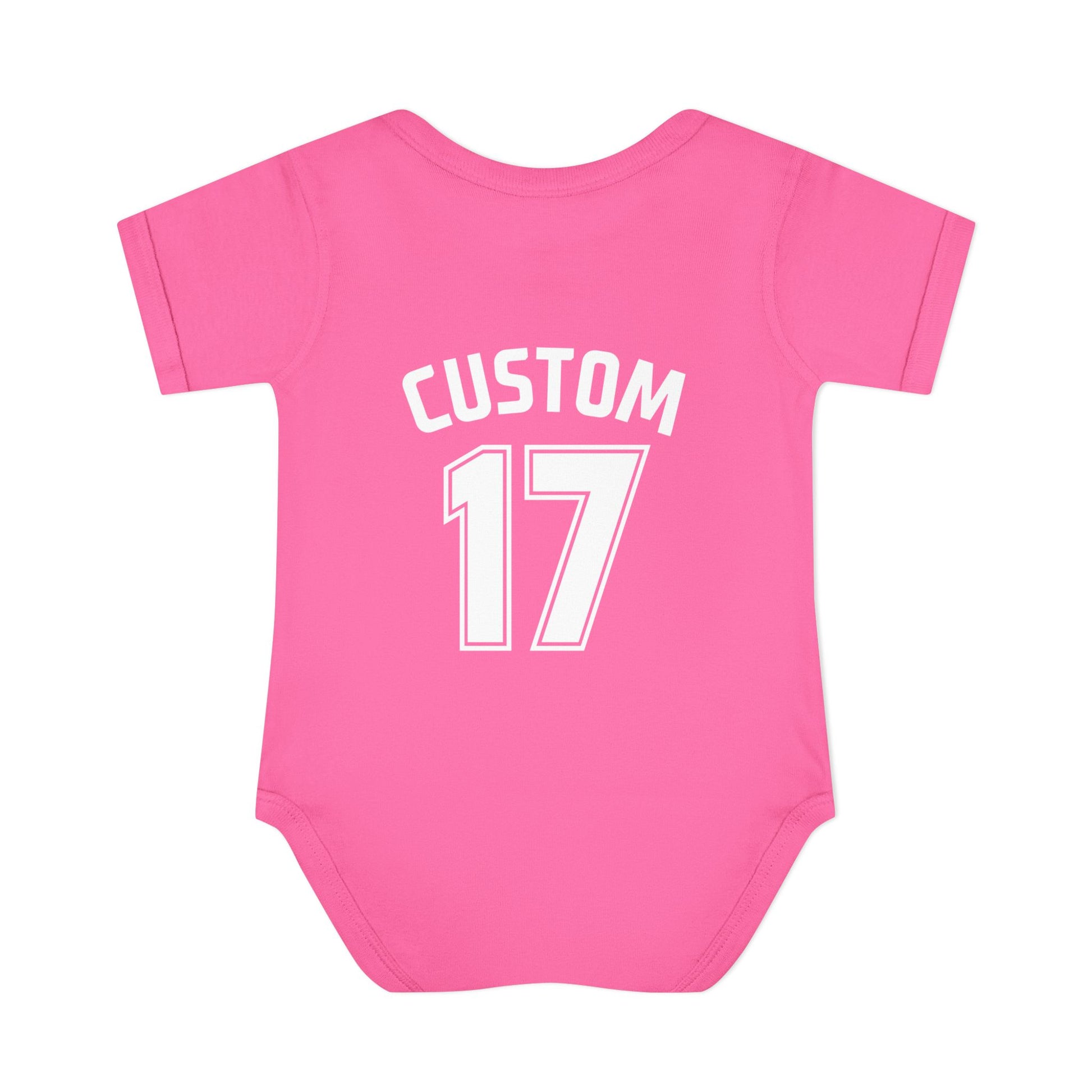 Baby Onesie | DEKOPIN + CUSTOM 17 | Front & Back Print | Light-weight | Rabbit Skins
