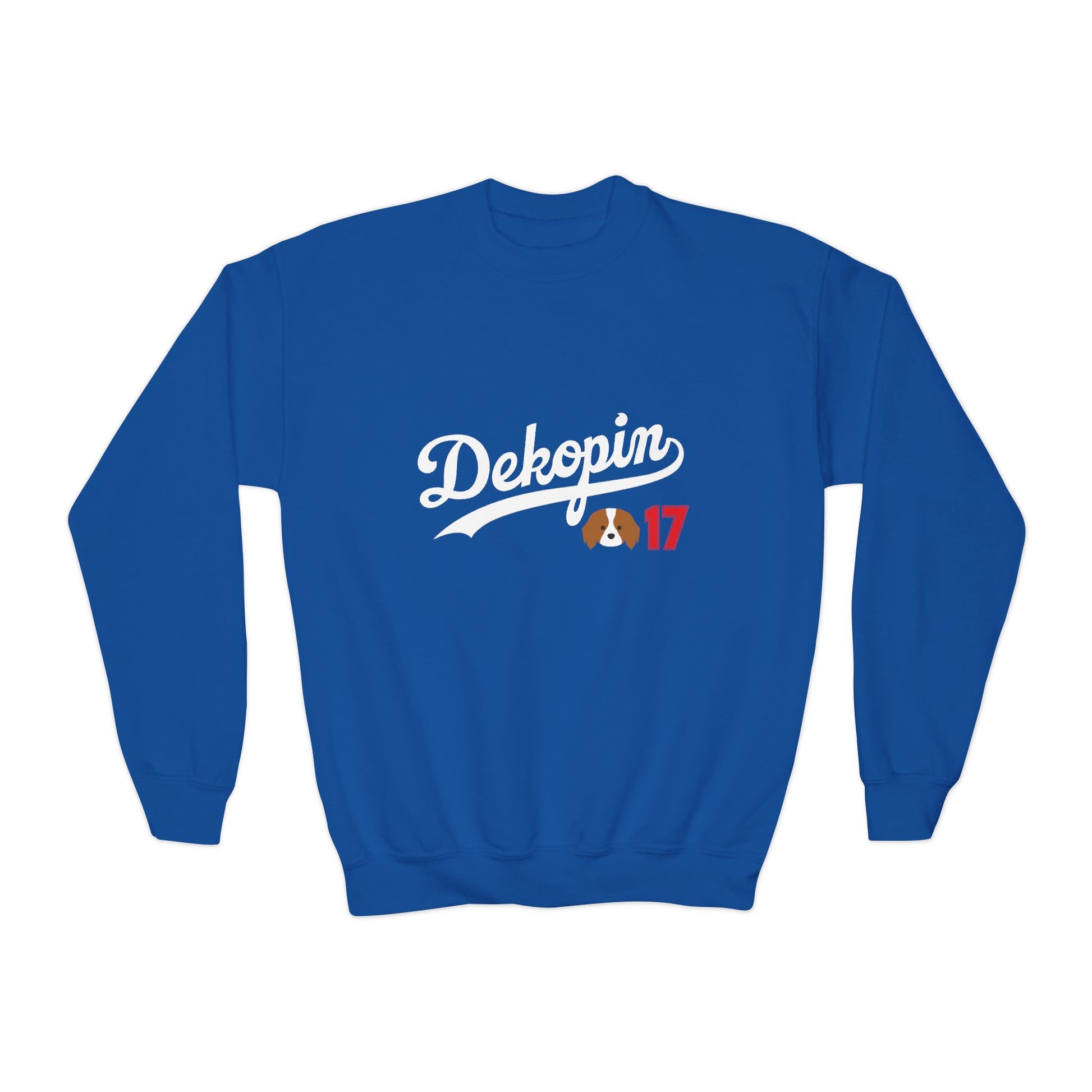 Kids Sweatshirts | DEKOPIN + CUSTOM 17 | Front & Back Print | Medium-Heavy-weight | Gildan
