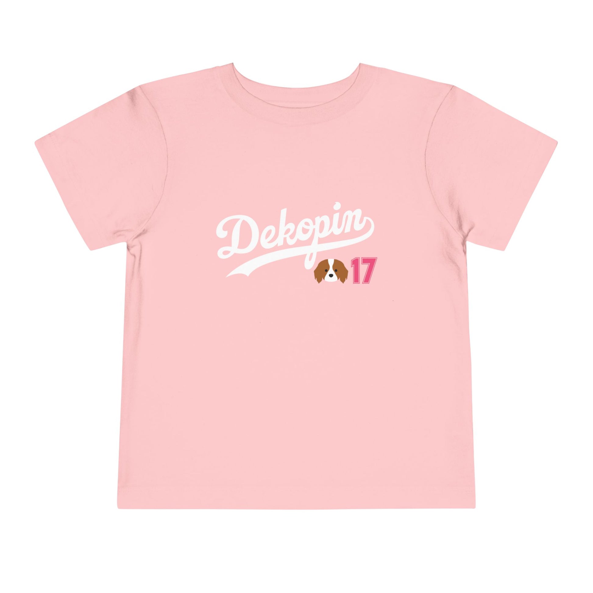 Toddler T-Shirt | DEKOPIN + CUSTOM 17 | Front & Back Print | Light-weight | Bella+Canvas