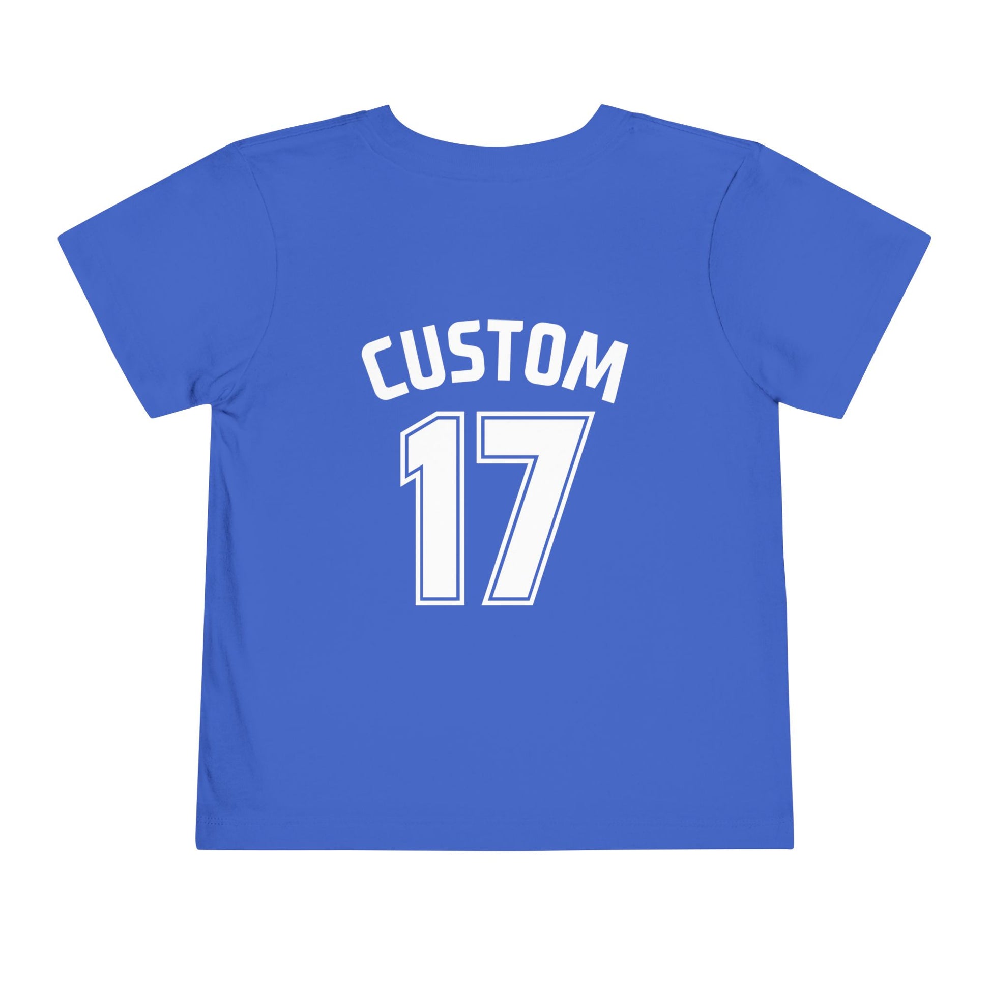 Toddler T-Shirt | DEKOPIN + CUSTOM 17 | Front & Back Print | Light-weight | Bella+Canvas