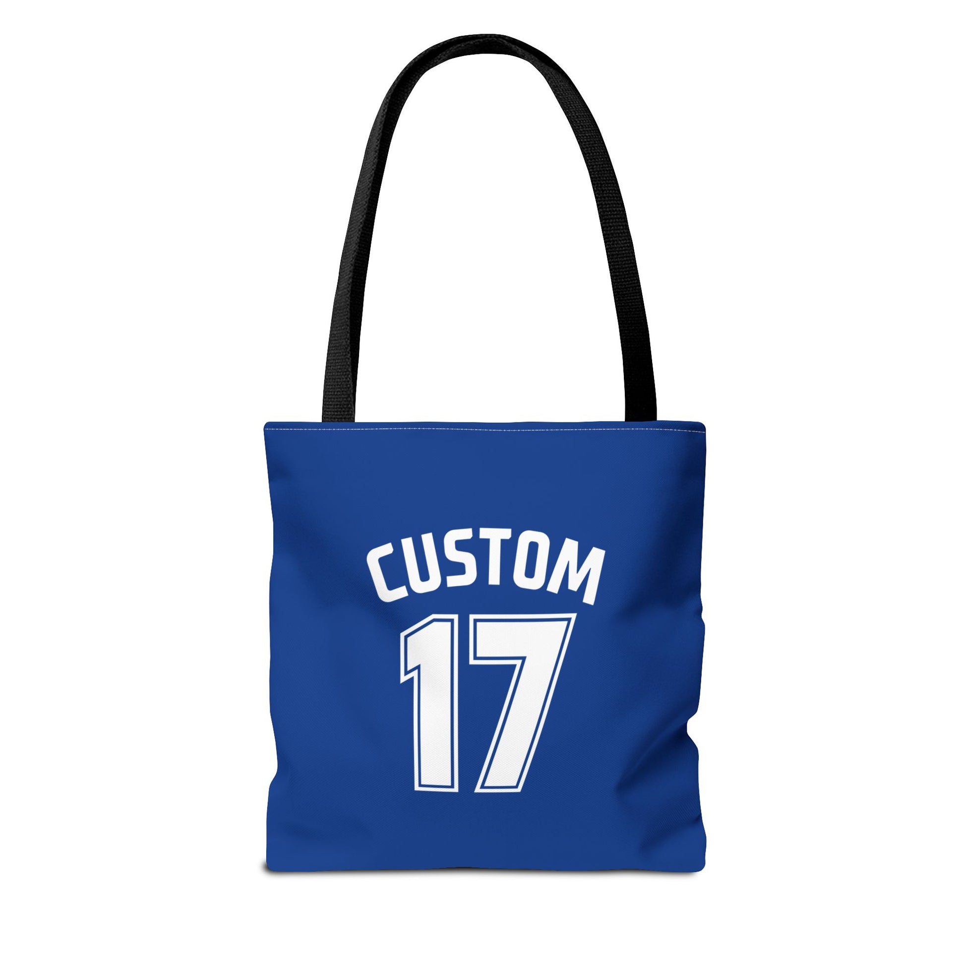 Blue Tote Bag | DEKOPIN + CUSTOM 17 | Front & Back Print