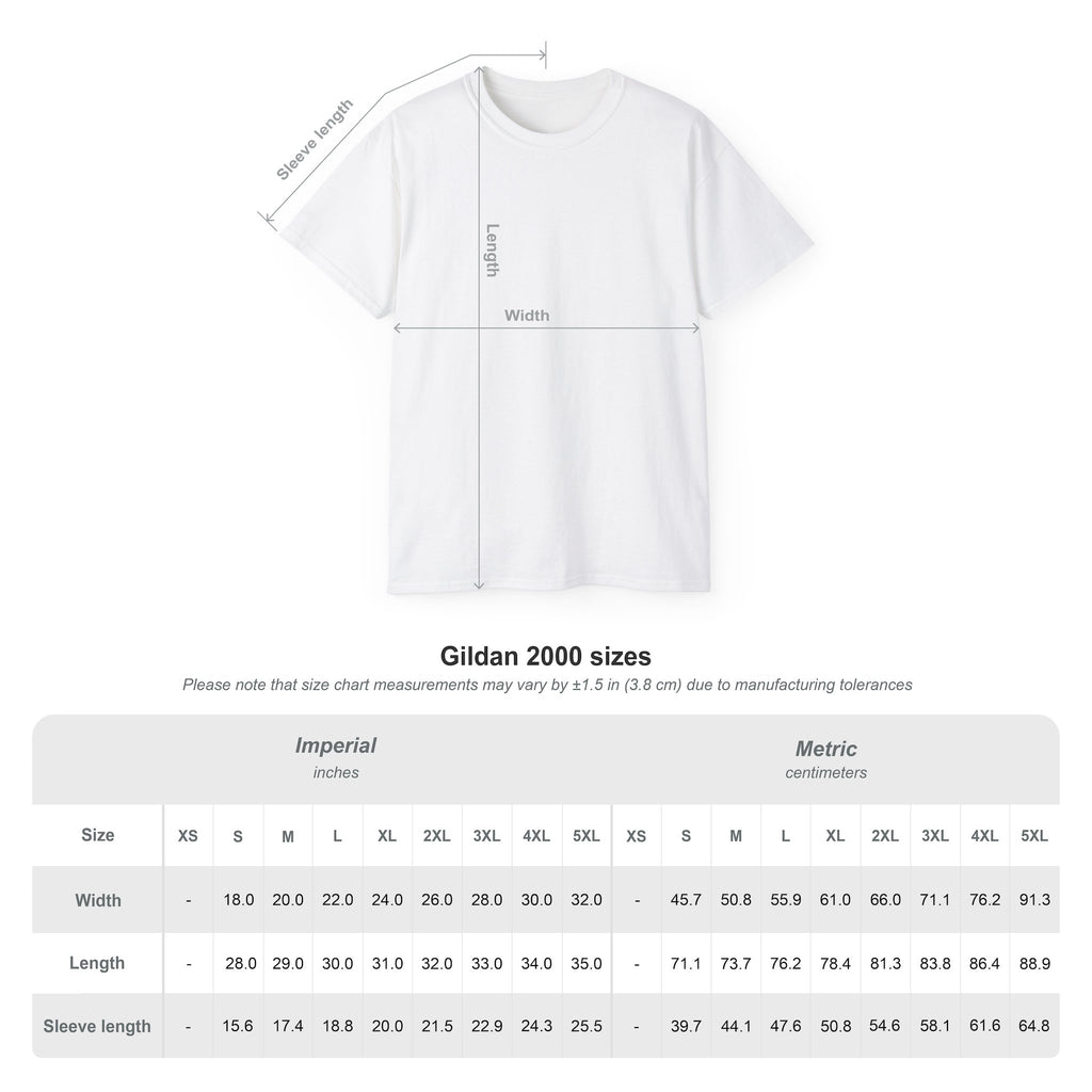 Unisex T-Shirt | DEKOPIN STADIUM + CUSTOM 17 | Front & Back Print | Medium Weight | Gildan