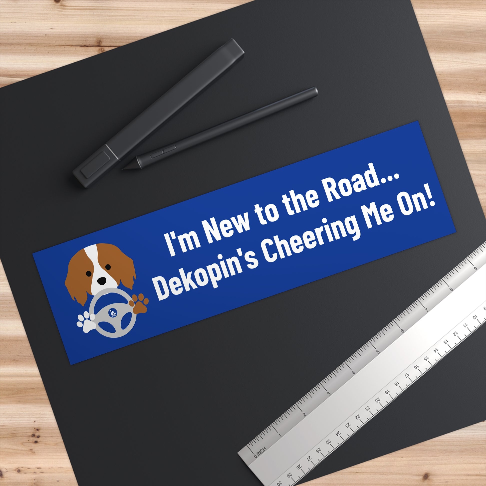 Bumper Stickers | I'm New to the Road...Dekopin's Cheering Me On!