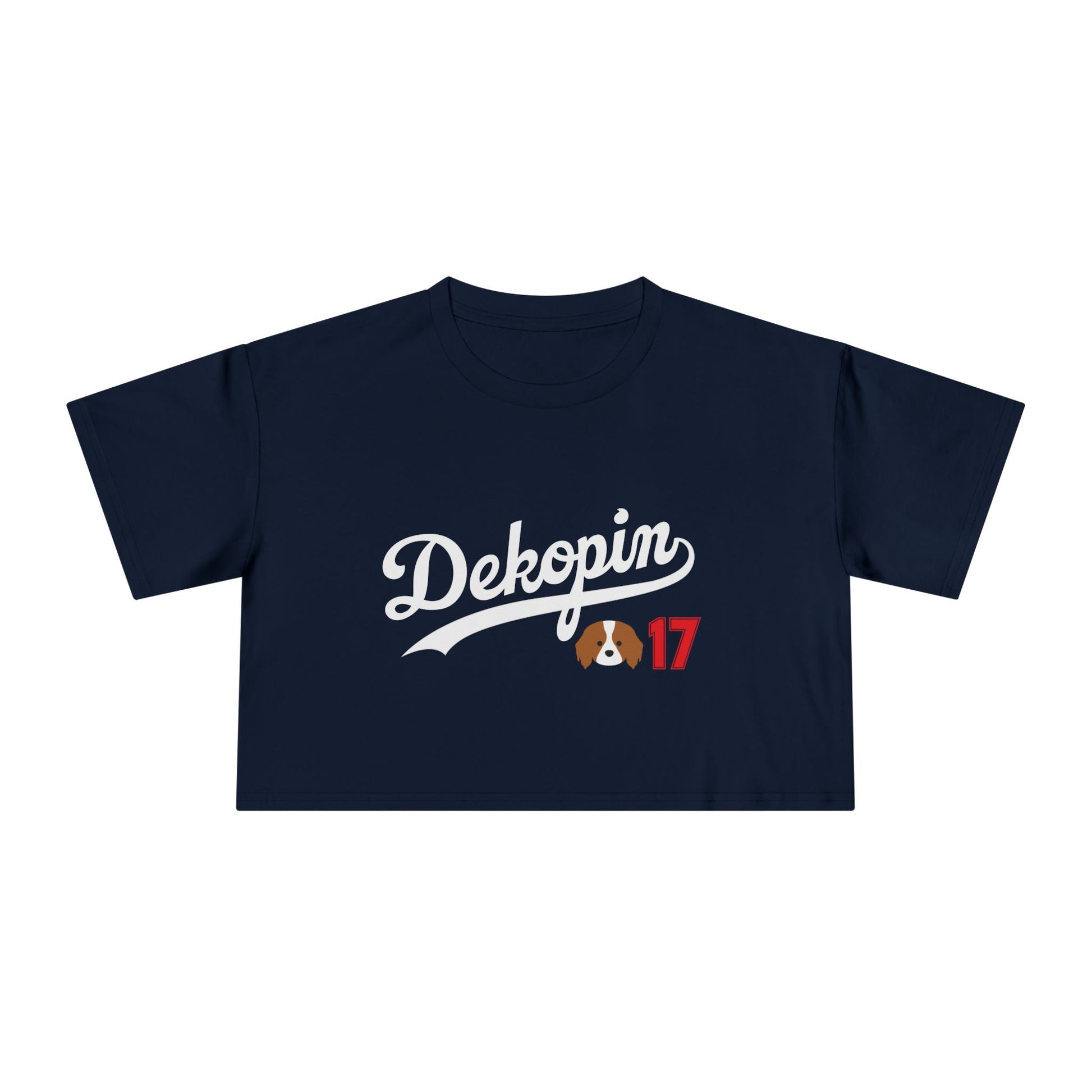 Women Cropped T-Shirt | DEKOPIN + Blank | Front Print Only | Medium-weight | AS Colour