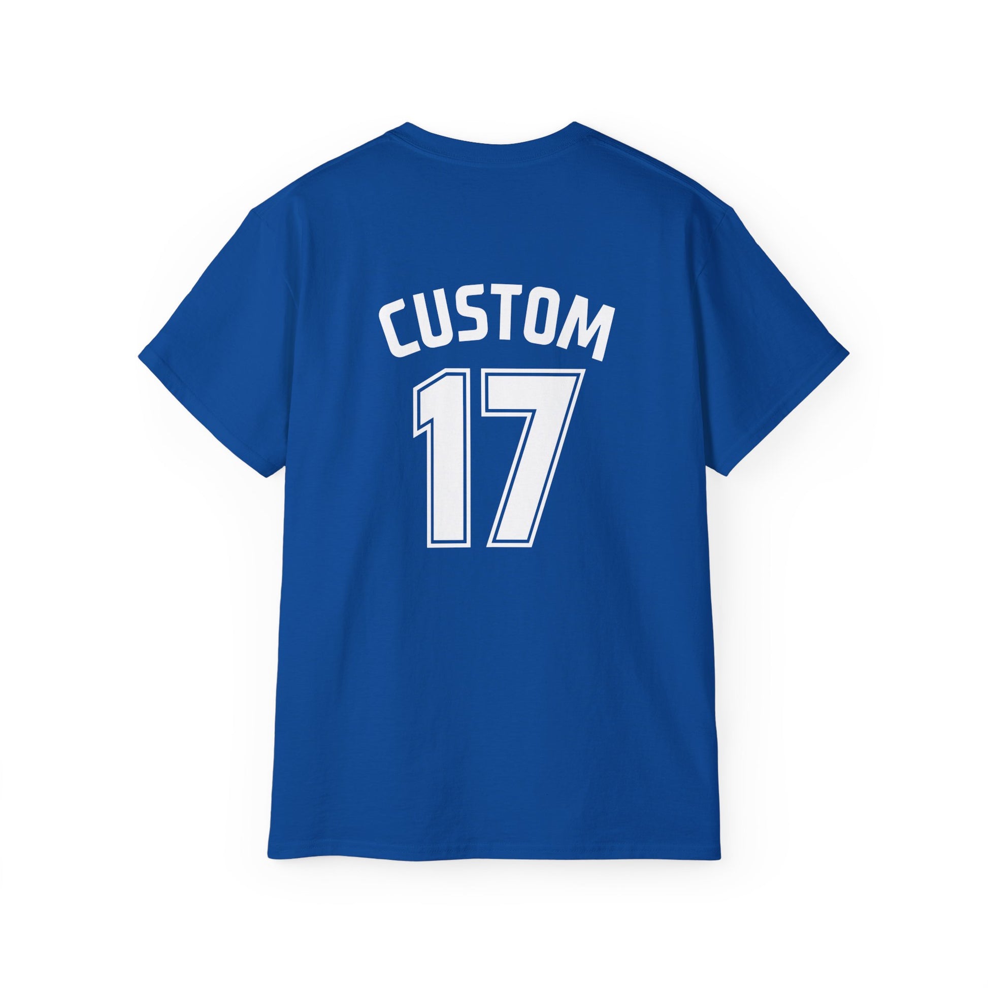 Unisex T-Shirt | DEKOPIN + CUSTOM 17 | Front & Back Print | Medium Weight | Gildan