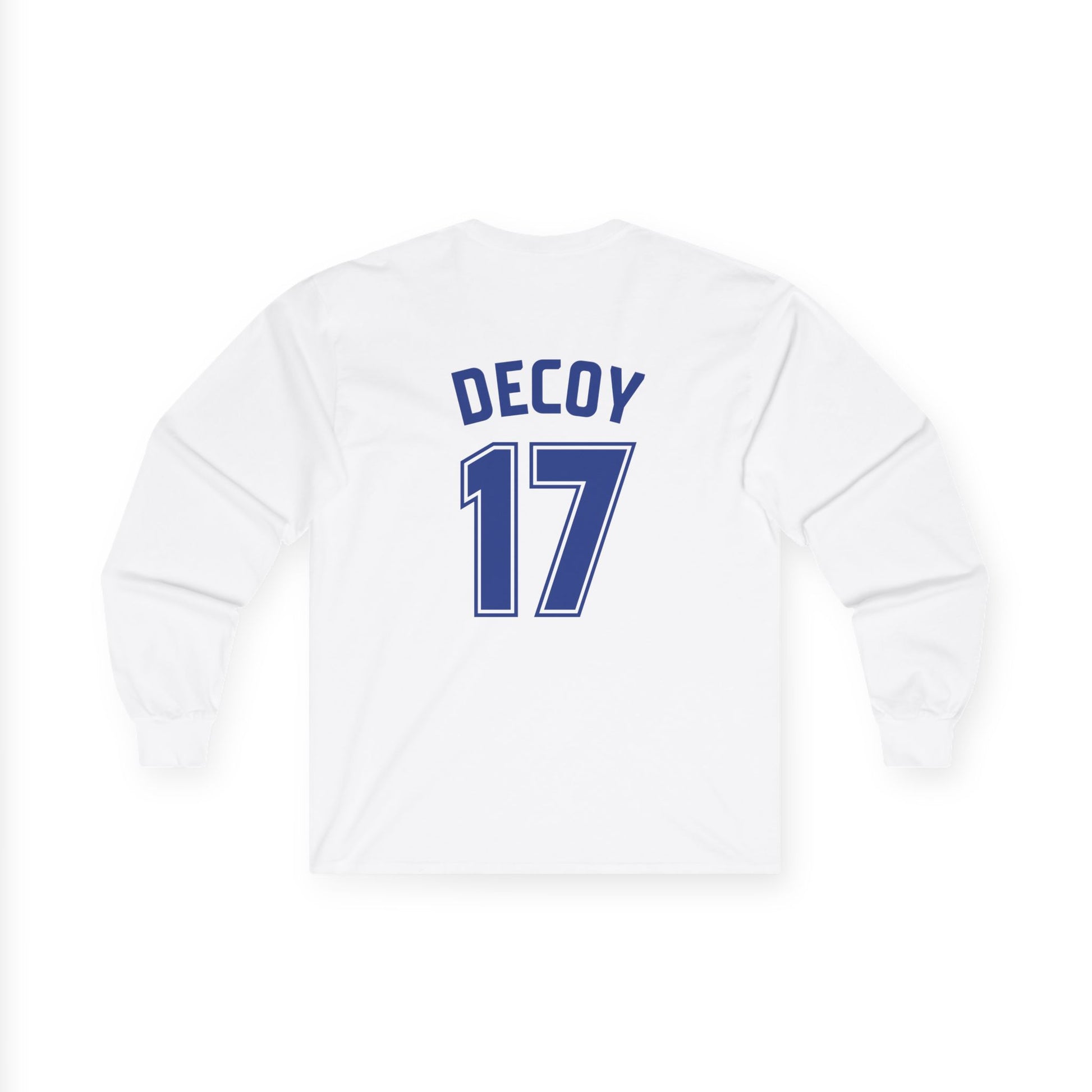 Unisex Long Sleeve T-Shirt | DEKOPIN + DECOY 17 | Front & Back Print | Medium-weight | Gildan