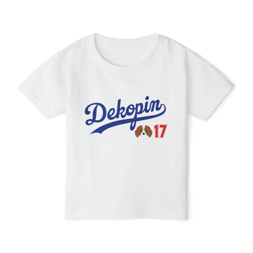 Toddler T-Shirt | DEKOPIN + CUSTOM 17 | Front & Back Print | Medium-weight | Gildan