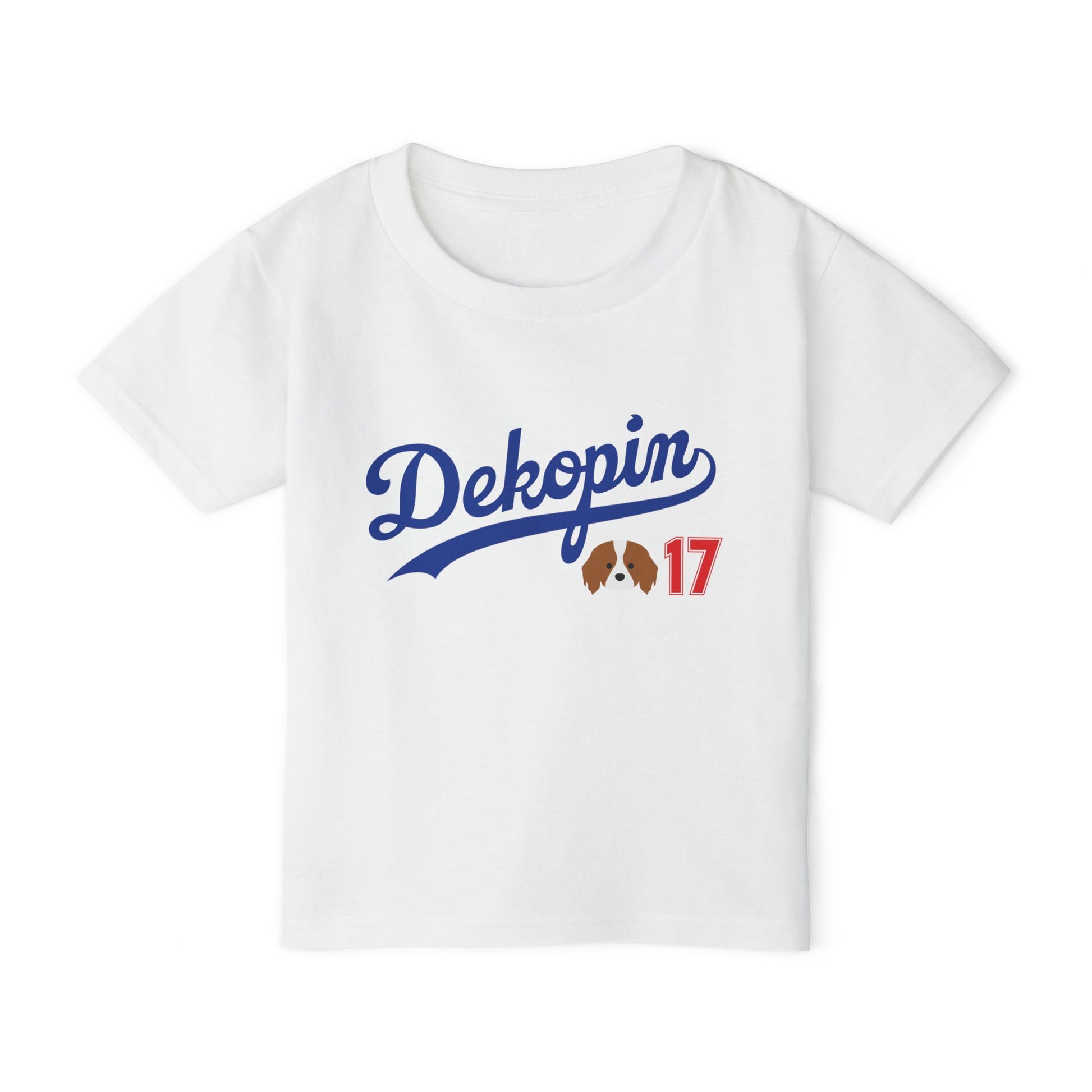 Toddler T-Shirt | DEKOPIN + CUSTOM 17 | Front & Back Print | Medium-weight | Gildan