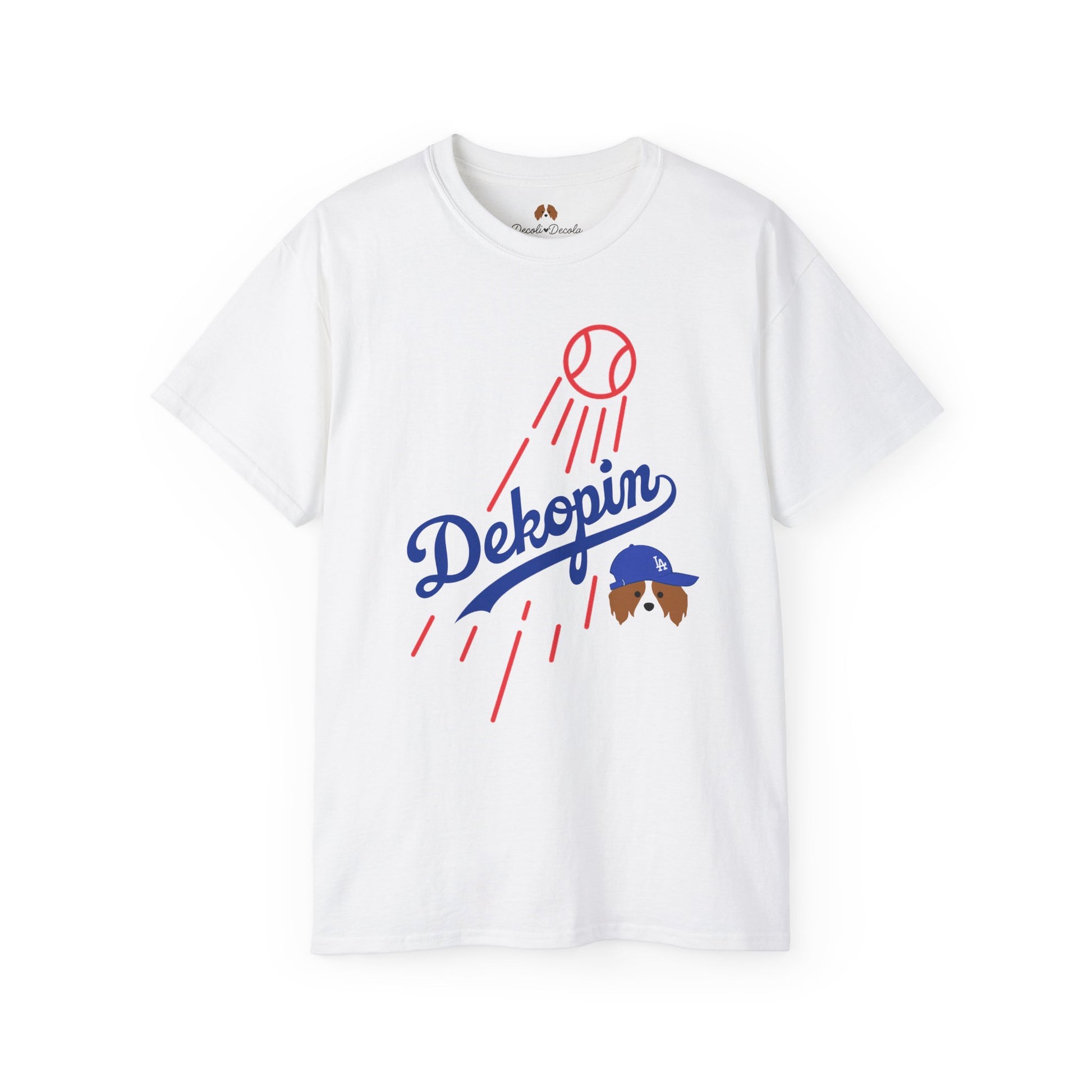 Unisex T-Shirt | DEKOPIN STADIUM + CUSTOM 17 | Front & Back Print | Medium Weight | Gildan