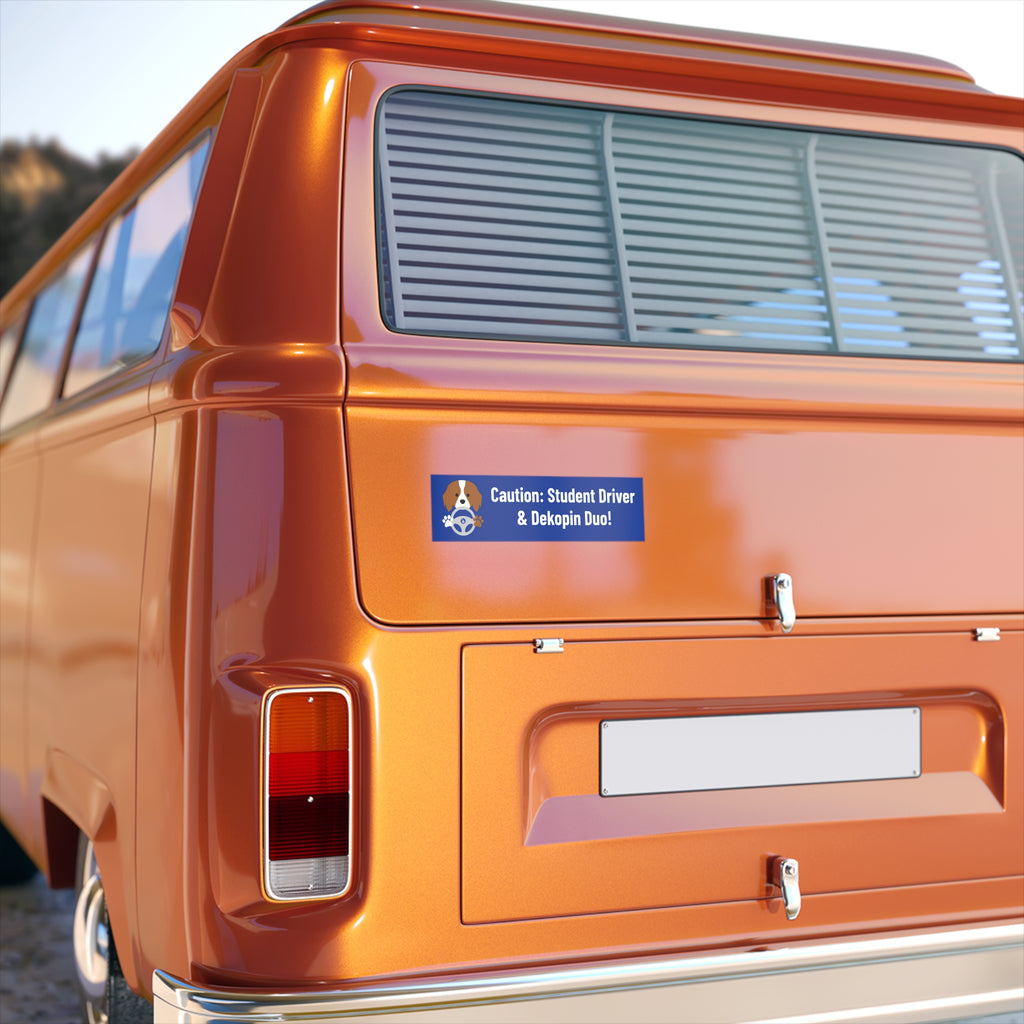 Bumper Stickers | Caution: Student Driver & Dekopin Duo!
