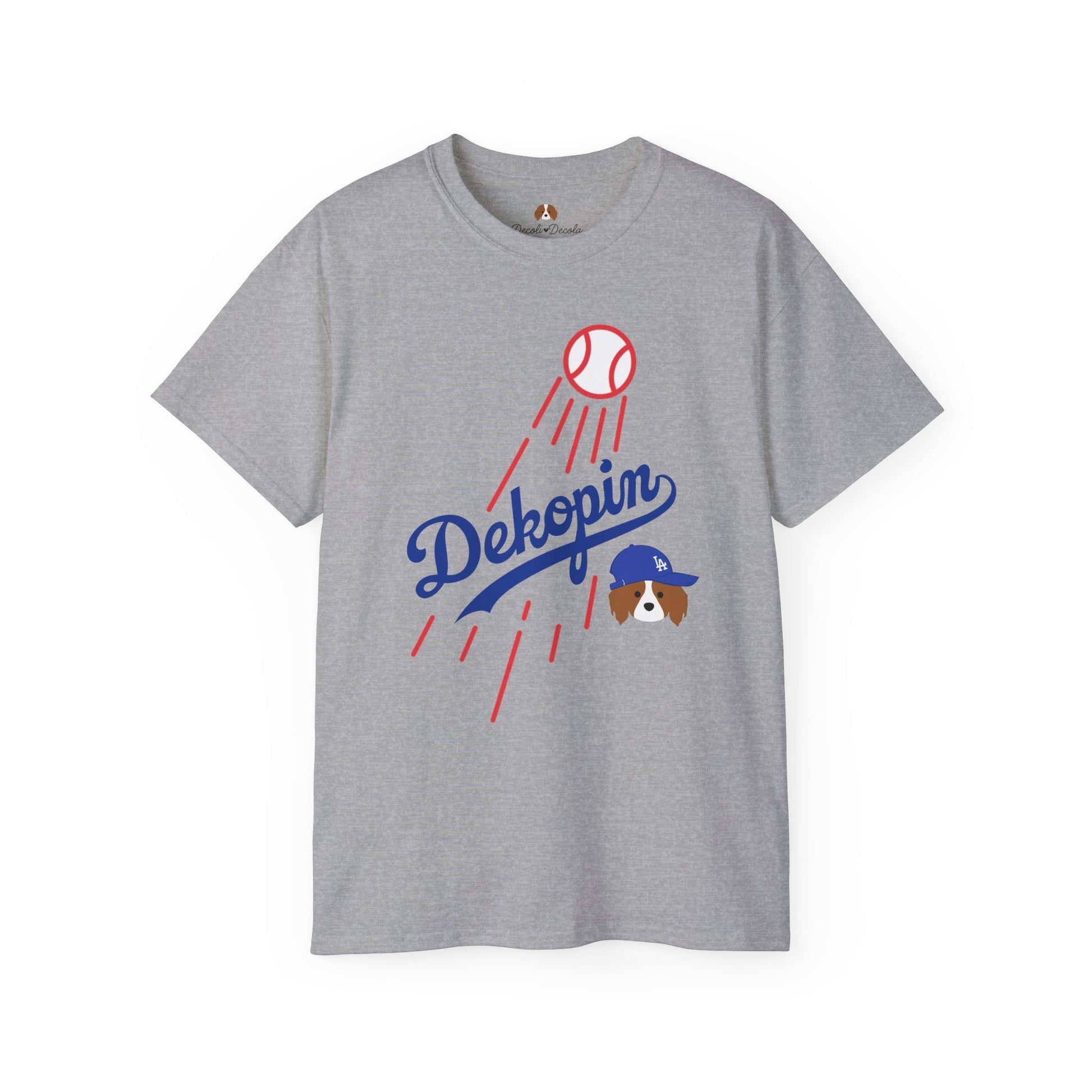 Unisex T-Shirt | DEKOPIN STADIUM + CUSTOM 17 | Front & Back Print | Medium Weight | Gildan