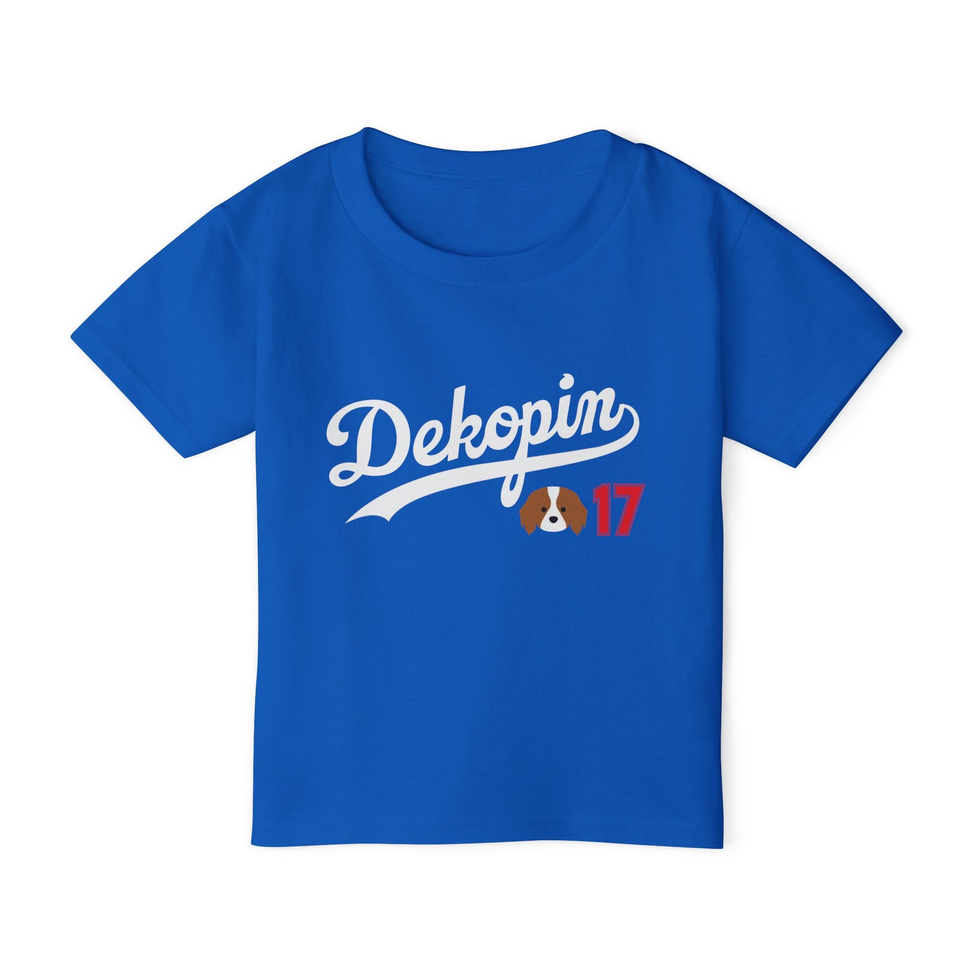 Toddler T-Shirt | DEKOPIN + CUSTOM 17 | Front & Back Print | Medium-weight | Gildan