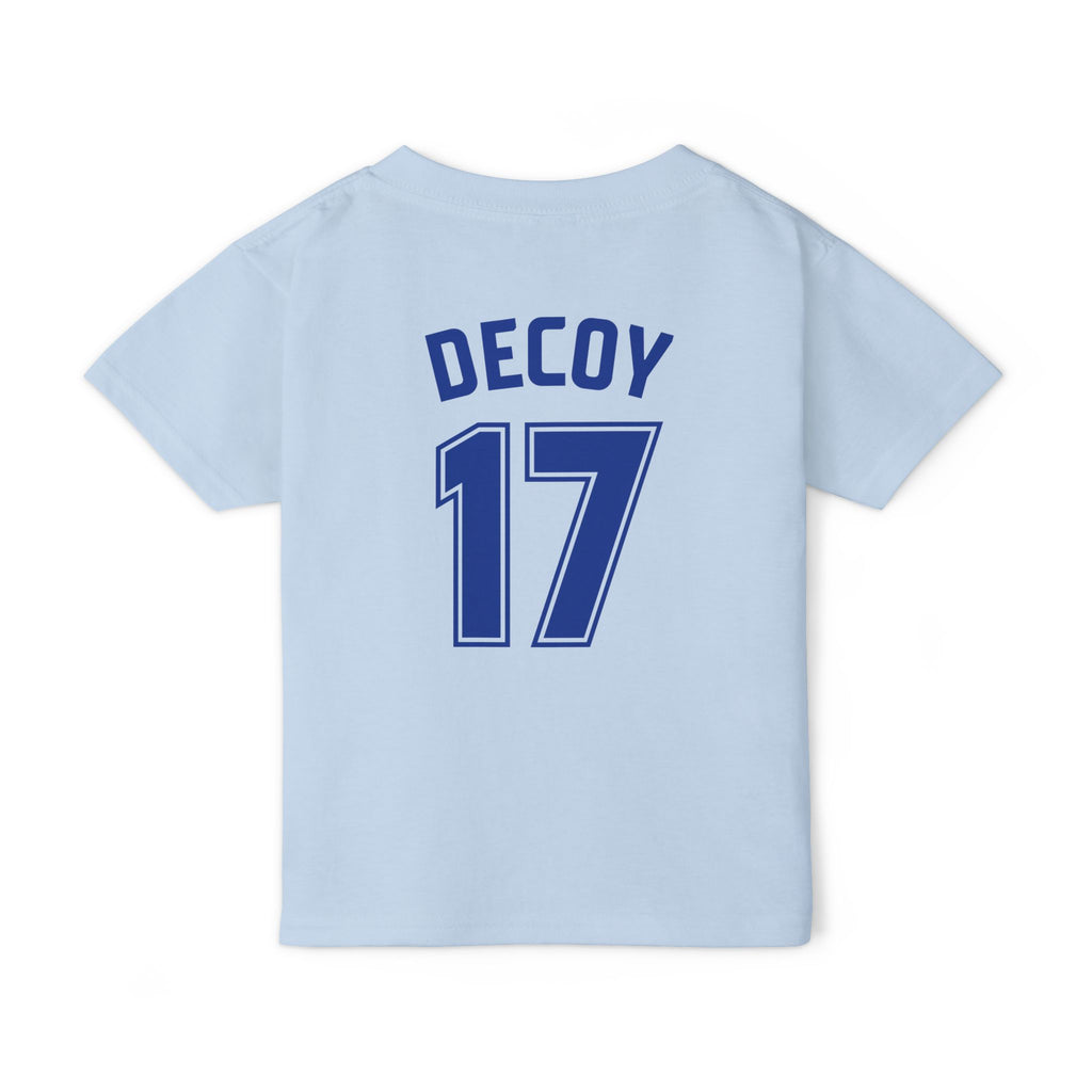 Toddler T-Shirt | DEKOPIN + DECOY 17 | Front & Back Print | Medium-weight | Gildan