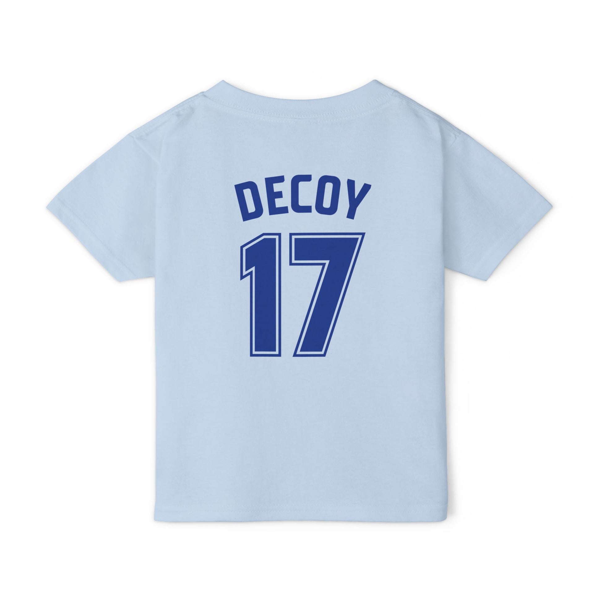 Toddler T-Shirt | DEKOPIN + DECOY 17 | Front & Back Print | Medium-weight | Gildan
