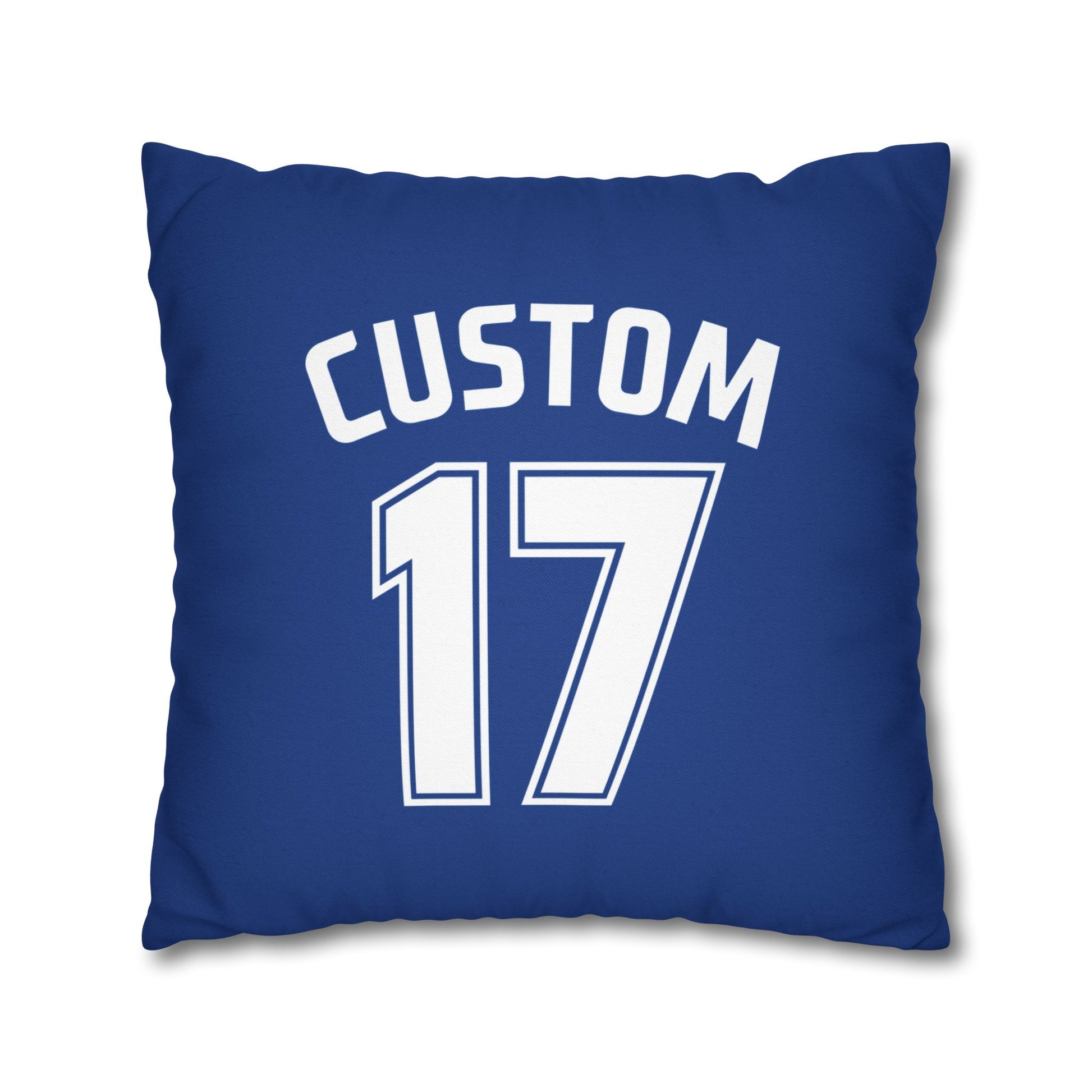 Square Throw Pillowcase | DEKOPIN + CUSTOM 17 | Front & Back Print | Spun Polyester