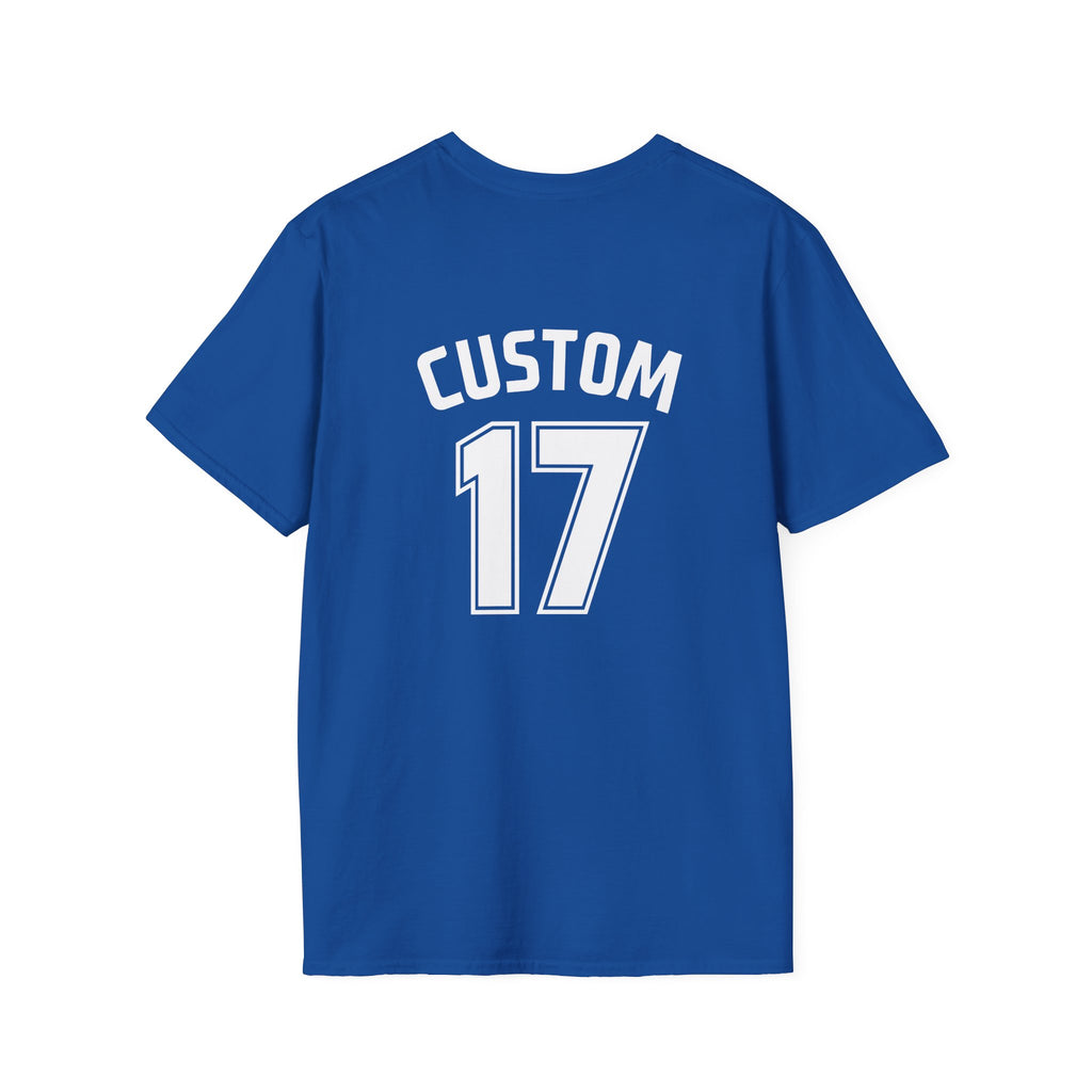 Unisex T-Shirt | DEKOPIN + CUSTOM 17 | Front & Back Print | Light-weight | Gildan