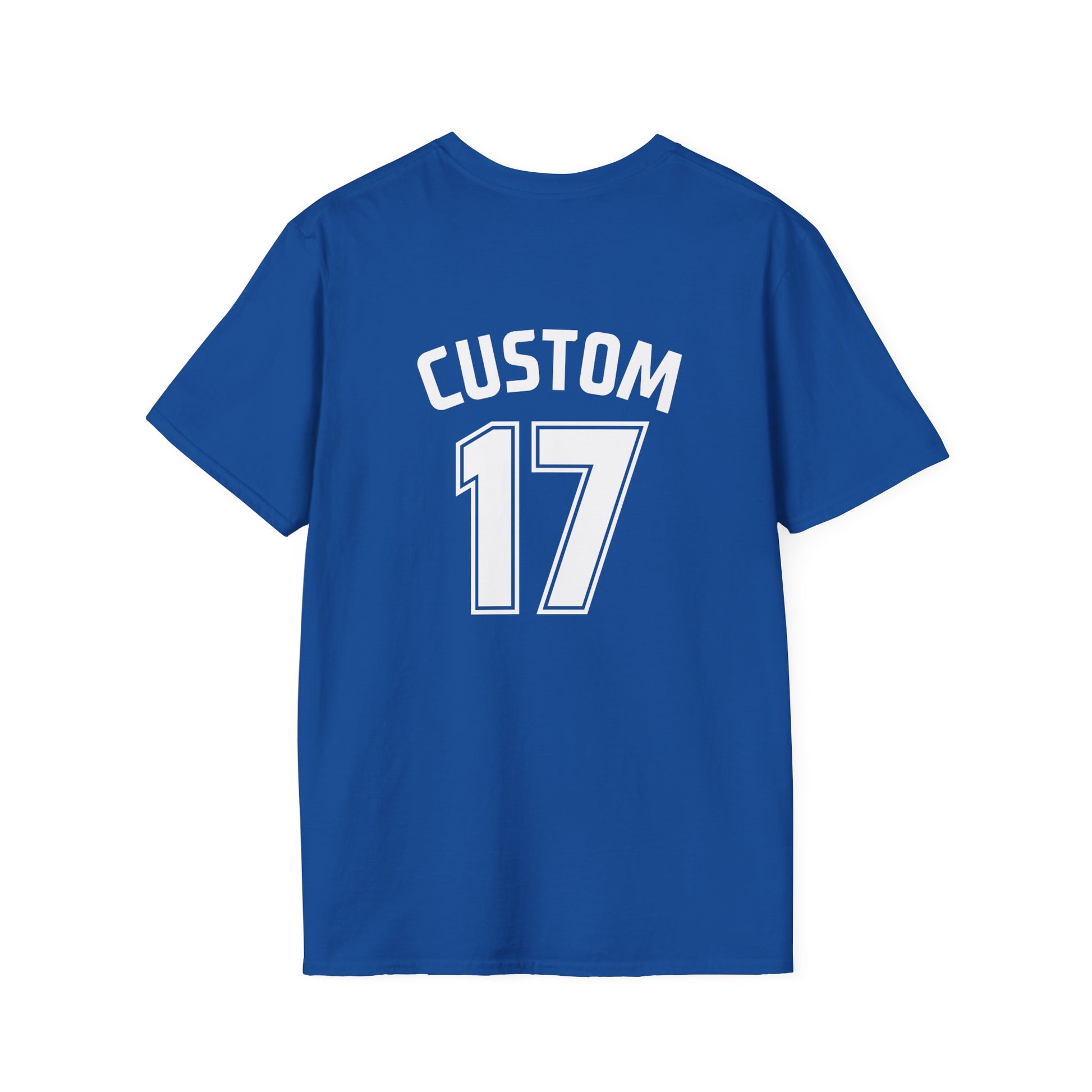 Unisex T-Shirt | DEKOPIN + CUSTOM 17 | Front & Back Print | Light-weight | Gildan