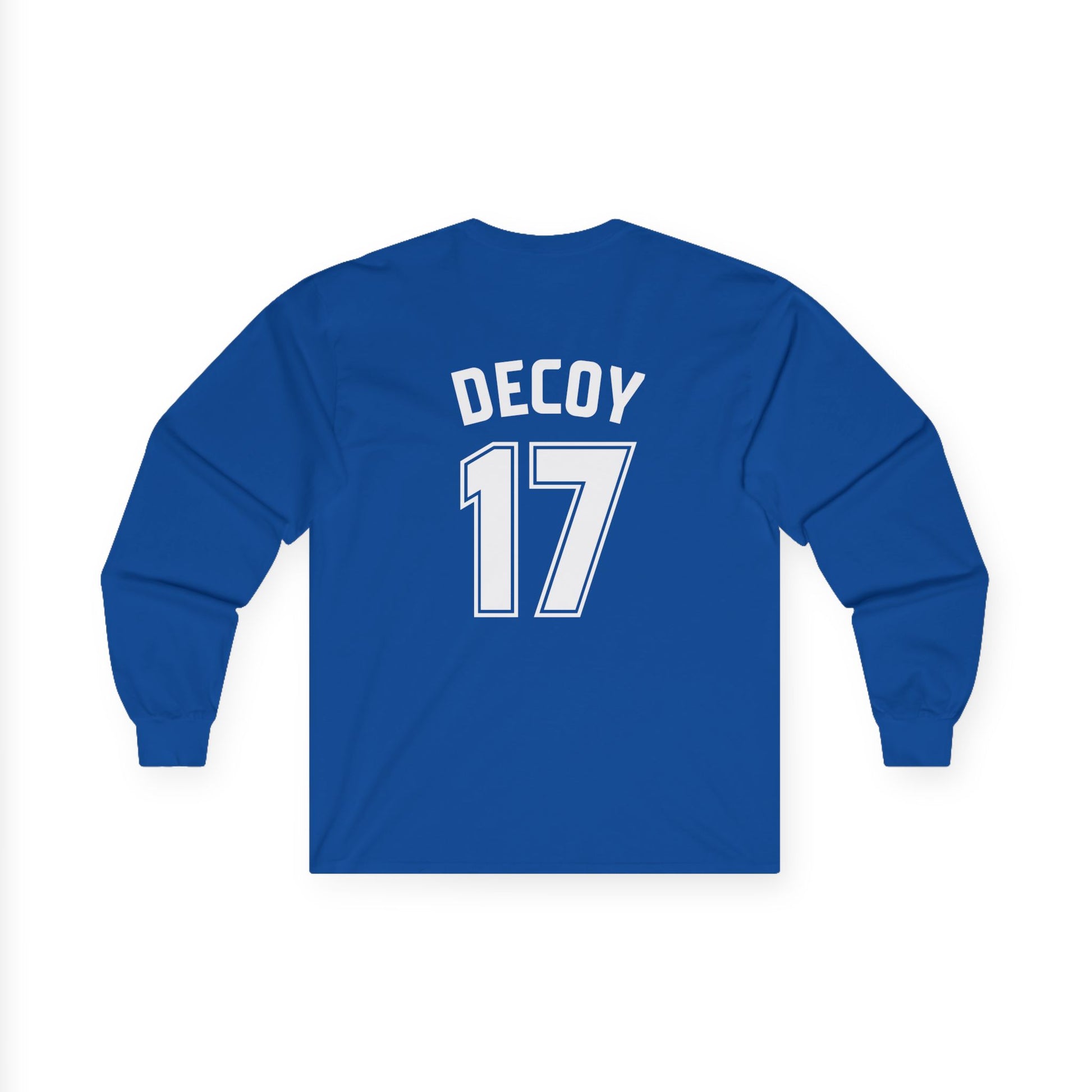 Unisex Long Sleeve T-Shirt | DEKOPIN + DECOY 17 | Front & Back Print | Medium-weight | Gildan